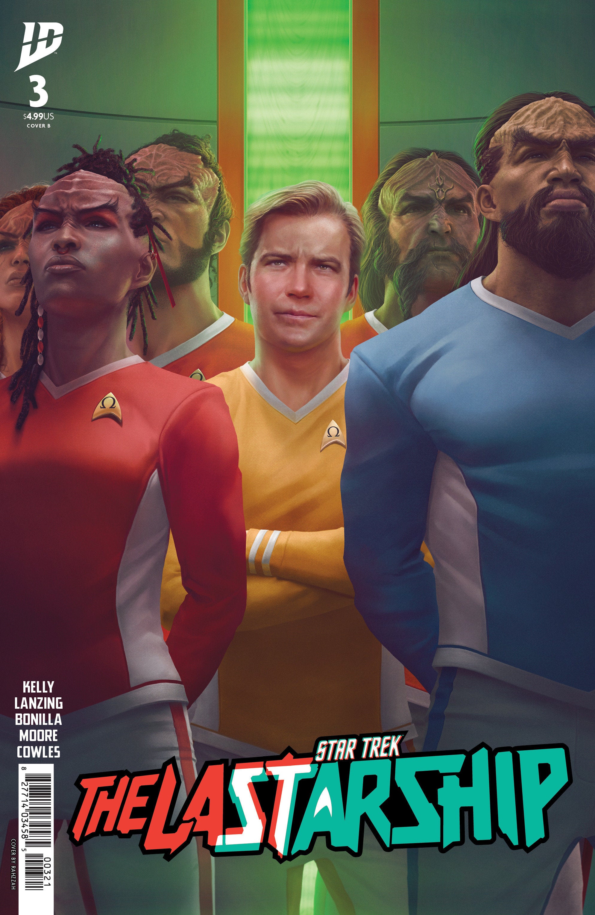 Star Trek: The Last Starship #3 Variant B (Rahzzah) | Dragon's Lair Comics and Fantasy Houston TX