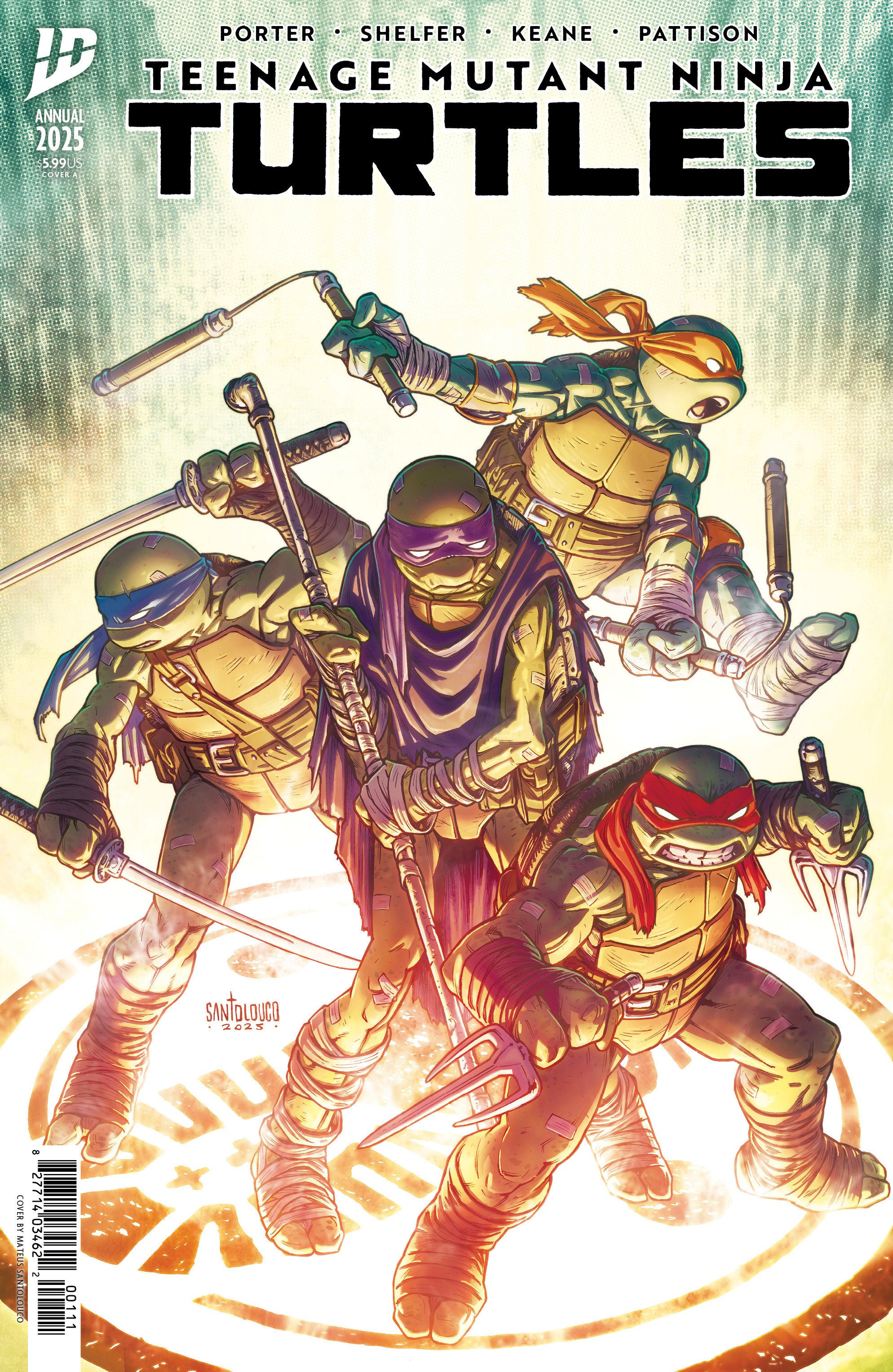 Teenage Mutant Ninja Turtles: Annual 2025 Cover A (Santolouco) | Dragon's Lair Comics and Fantasy Houston TX