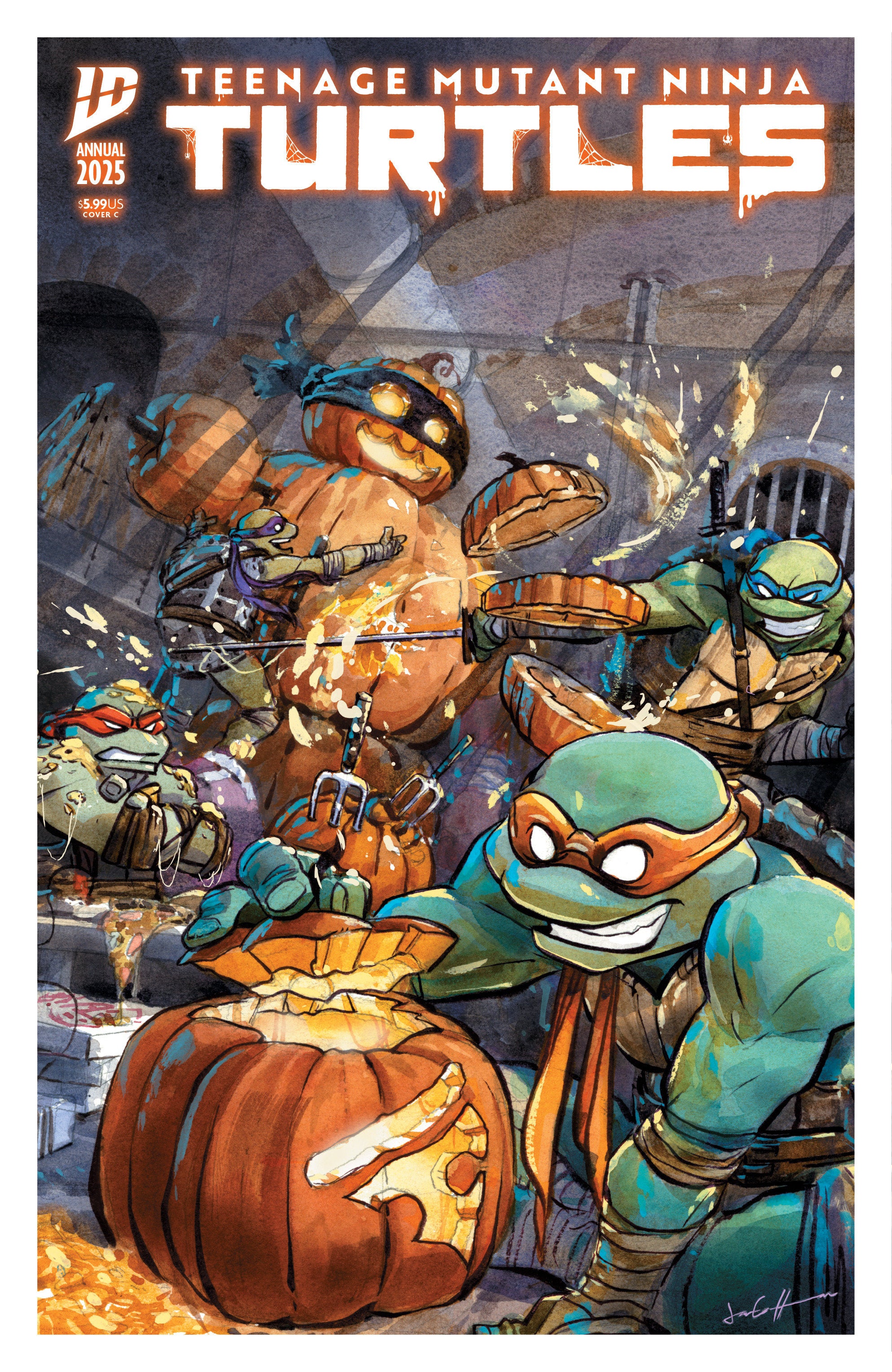 Teenage Mutant Ninja Turtles: Annual 2025 Variant C (Cullum Holiday Variant) | Dragon's Lair Comics and Fantasy Houston TX