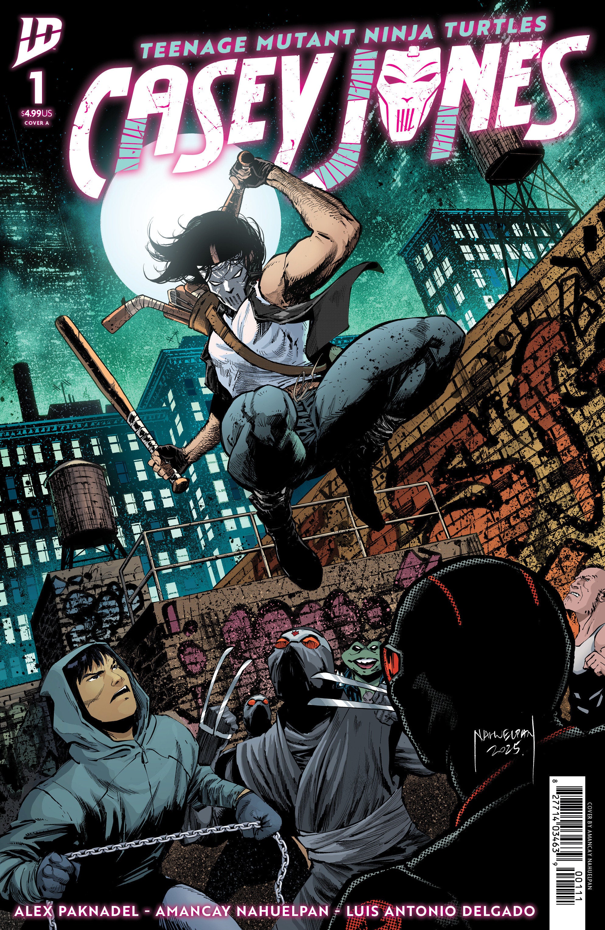 Teenage Mutant Ninja Turtles: Casey Jones #1 Cover A (Nahuelpan) | Dragon's Lair Comics and Fantasy Houston TX