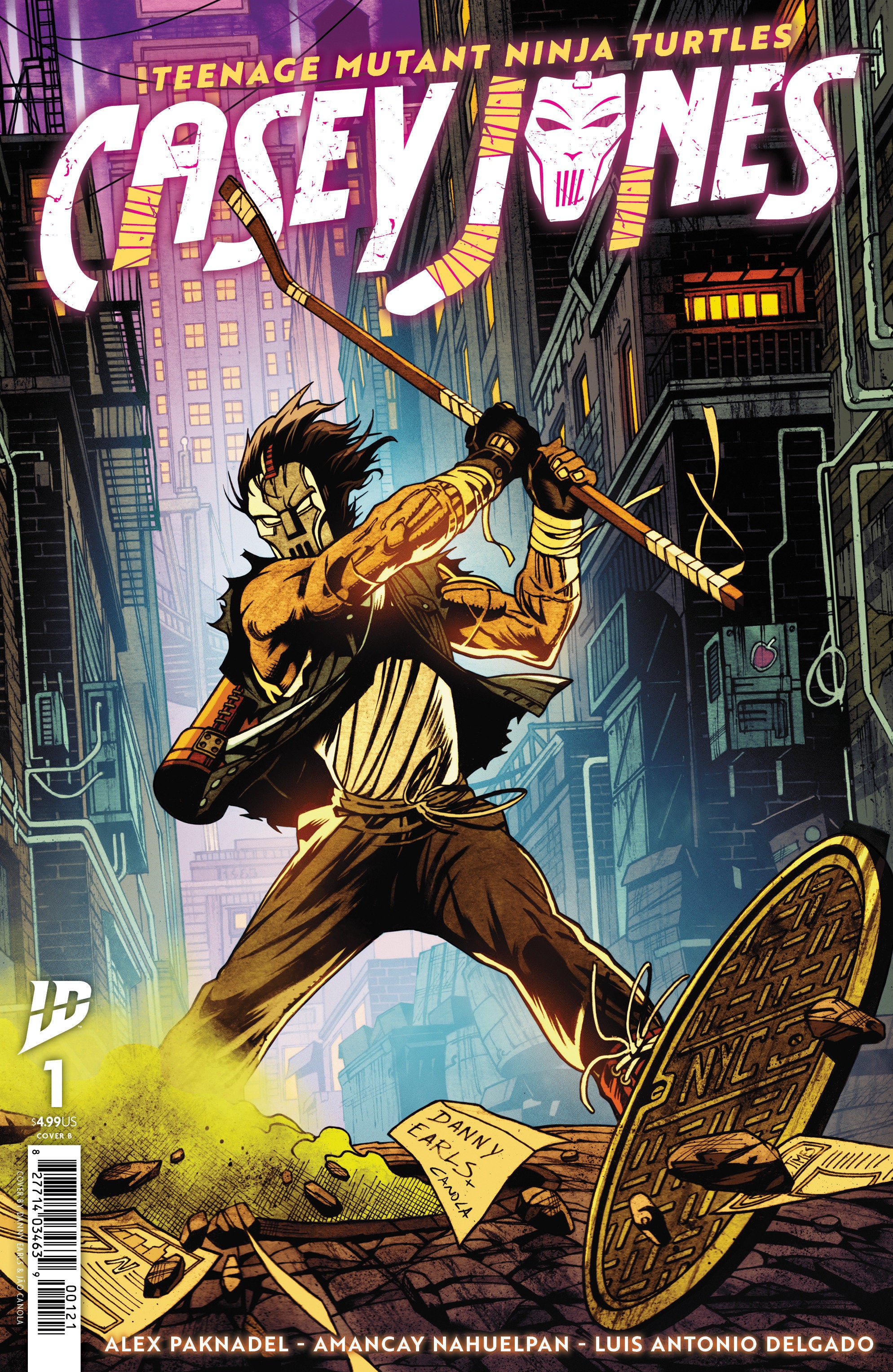 Teenage Mutant Ninja Turtles: Casey Jones #1 Variant B (Earls) | Dragon's Lair Comics and Fantasy Houston TX