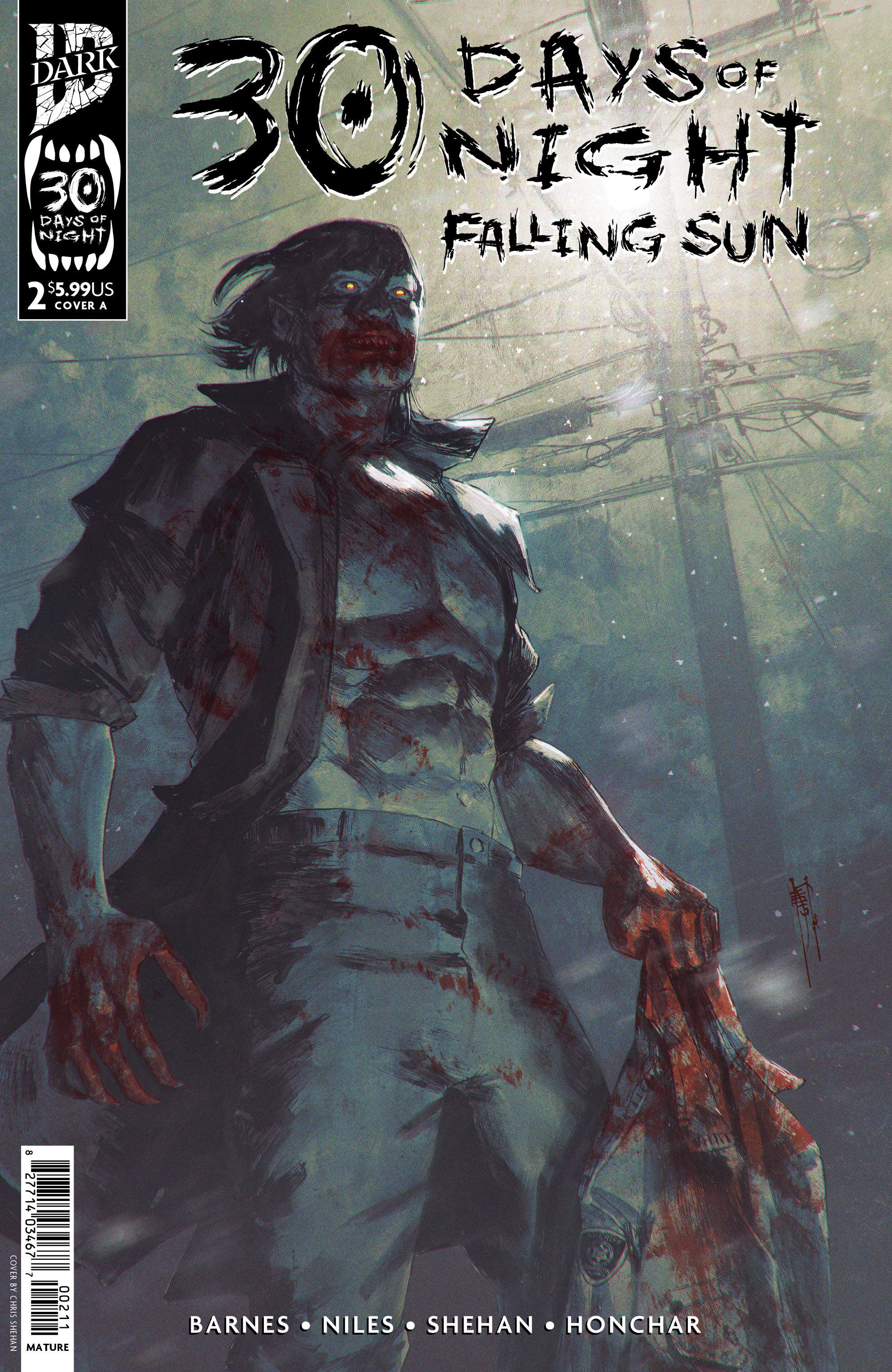 30 Days Of Night: Falling Sun #2 Cover A (Shehan) | Dragon's Lair Comics and Fantasy Houston TX