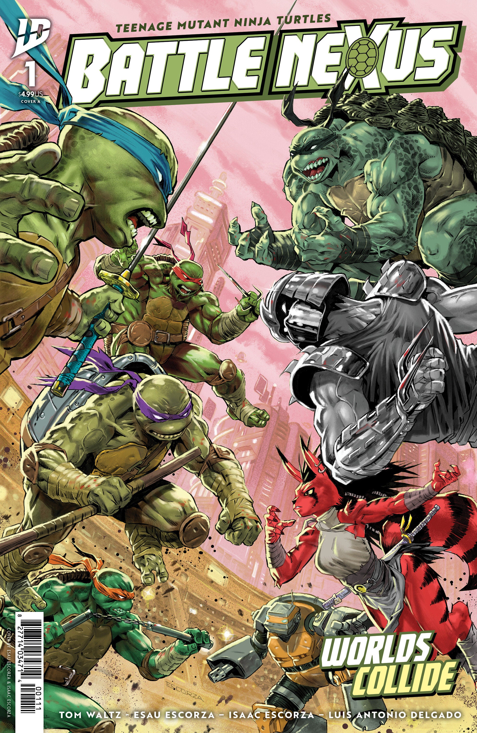 Teenage Mutant Ninja Turtles: Battle Nexus #1 Cover A (Escorza Brothers) | Dragon's Lair Comics and Fantasy Houston TX