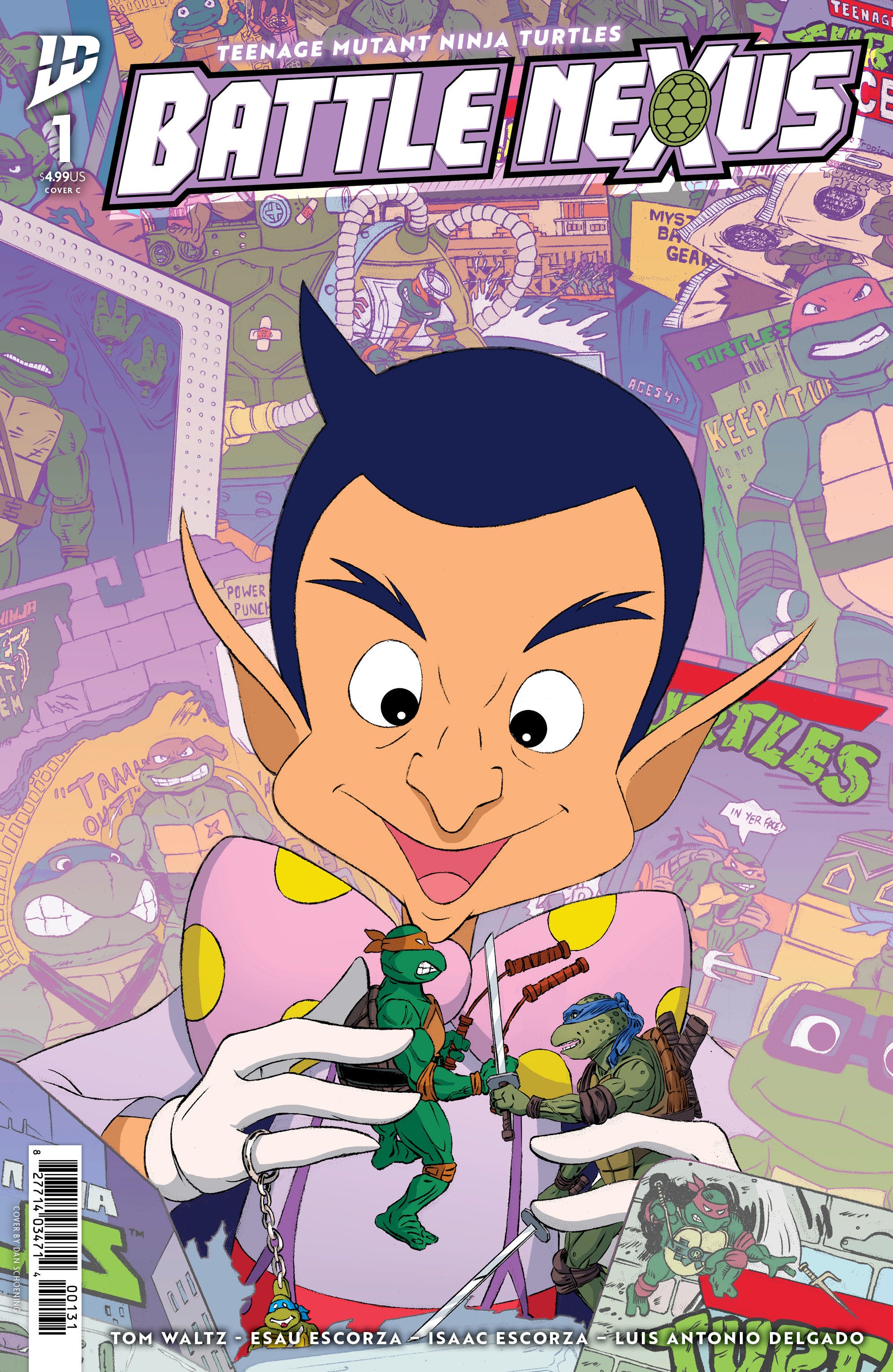 Teenage Mutant Ninja Turtles: Battle Nexus #1 Variant C (Schoening) | Dragon's Lair Comics and Fantasy Houston TX