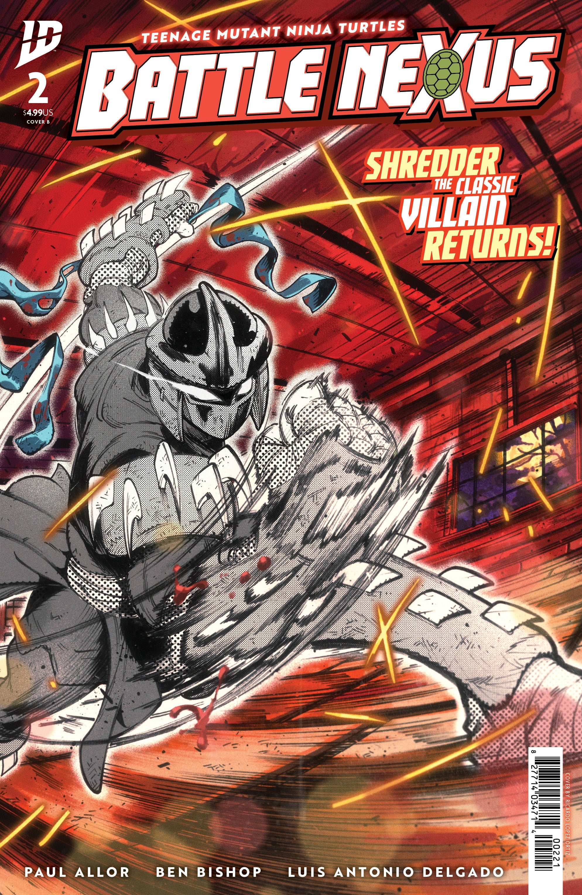 Teenage Mutant Ninja Turtles: Battle Nexus #2 Variant B (Ortiz) | Dragon's Lair Comics and Fantasy Houston TX