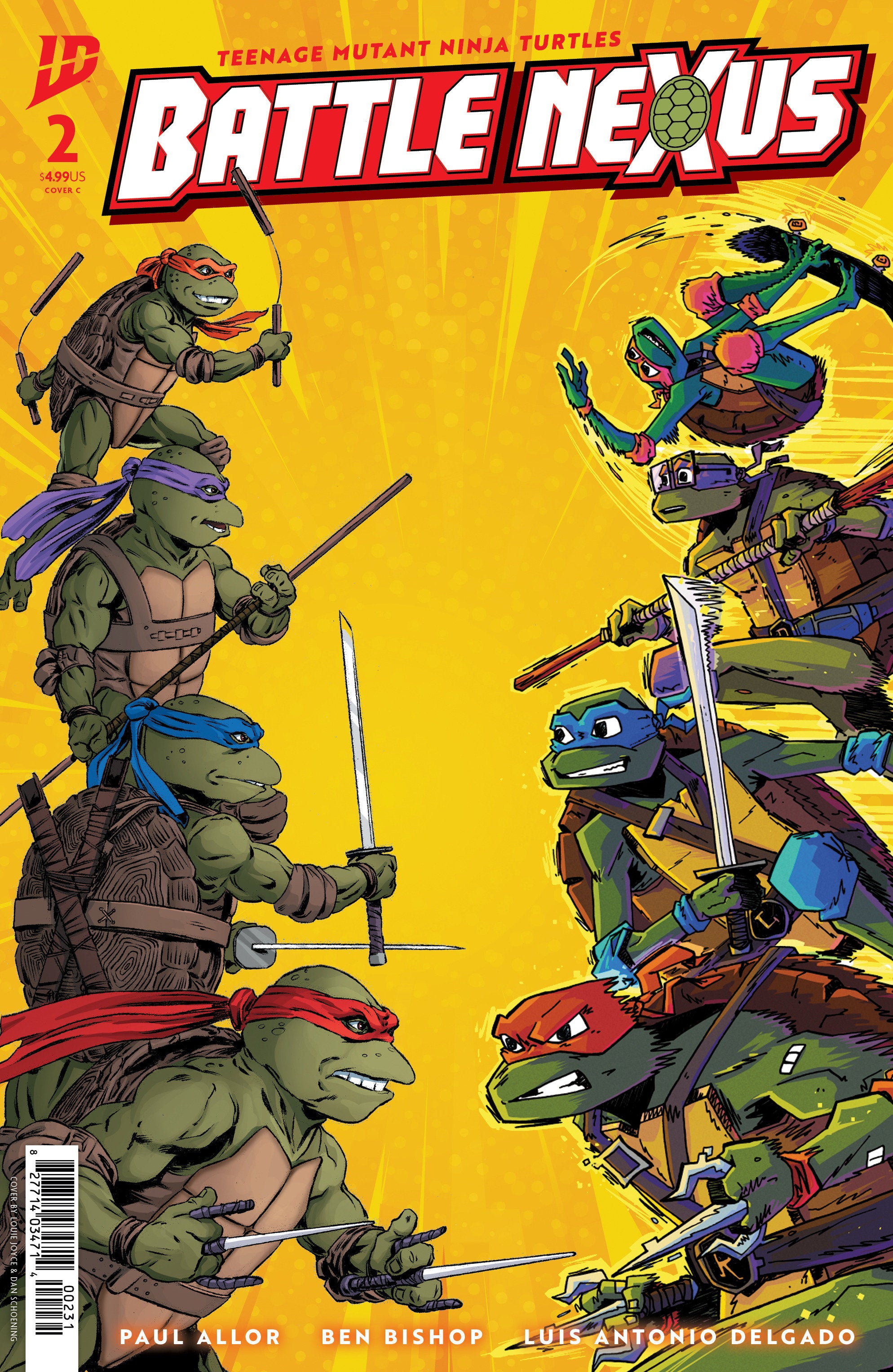 Teenage Mutant Ninja Turtles: Battle Nexus #2 Variant C (Joyce & Schoening) | Dragon's Lair Comics and Fantasy Houston TX