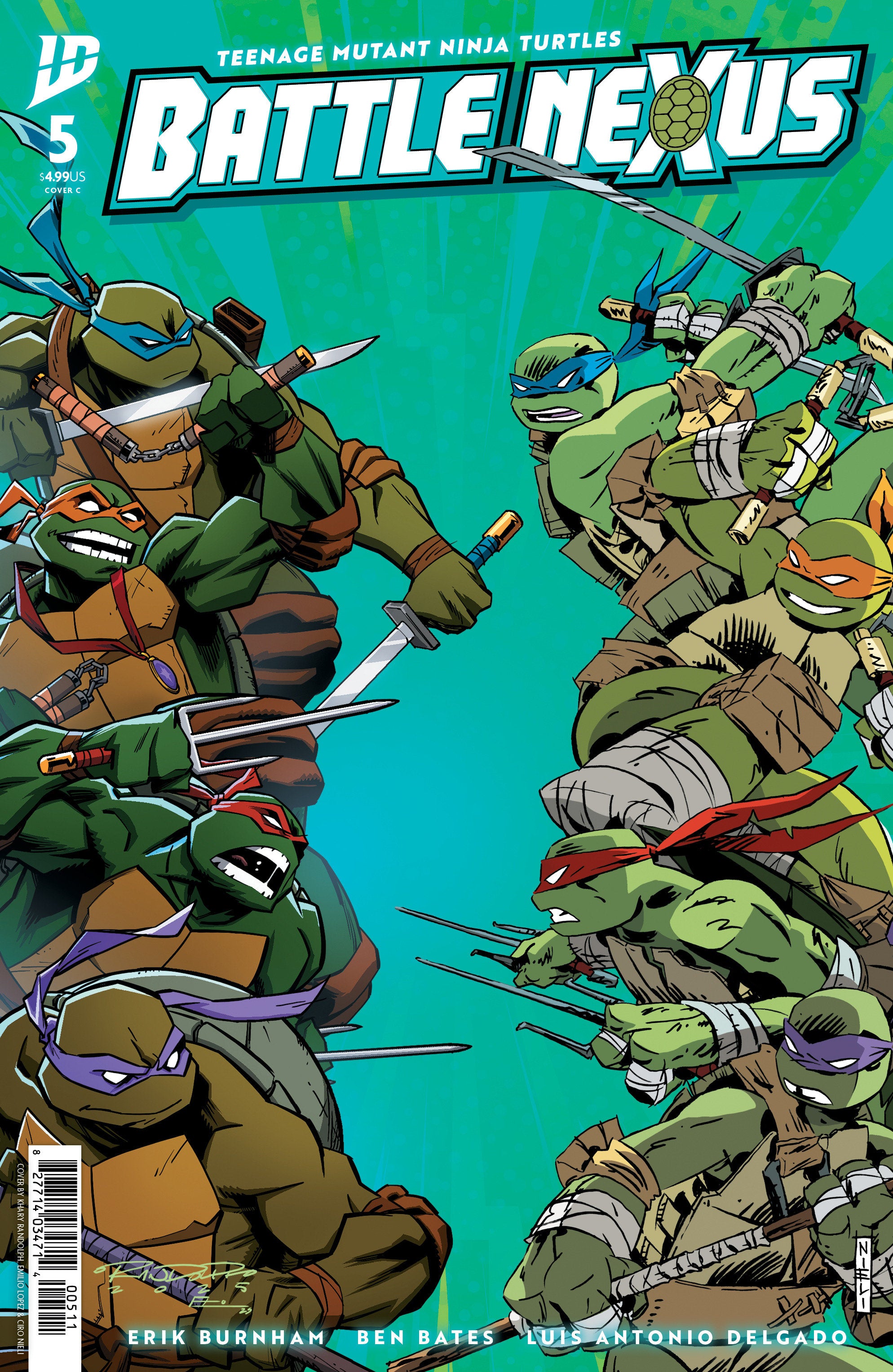 Teenage Mutant Ninja Turtles: Battle Nexus #5 Variant C (Nieli & Randolph) | Odin's Place