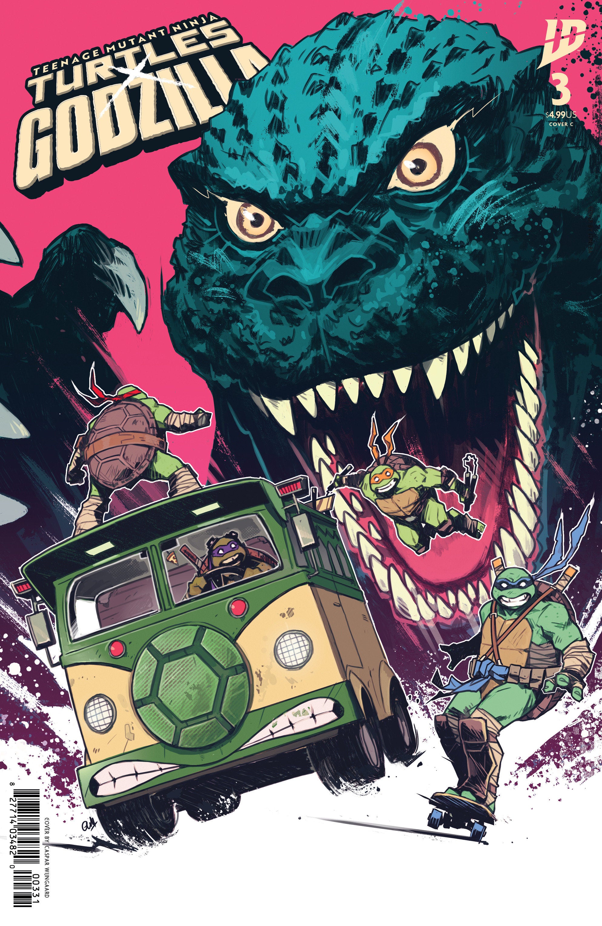 Teenage Mutant Ninja Turtles X Godzilla #3 Variant C (Wijngaard) | Odin's Place