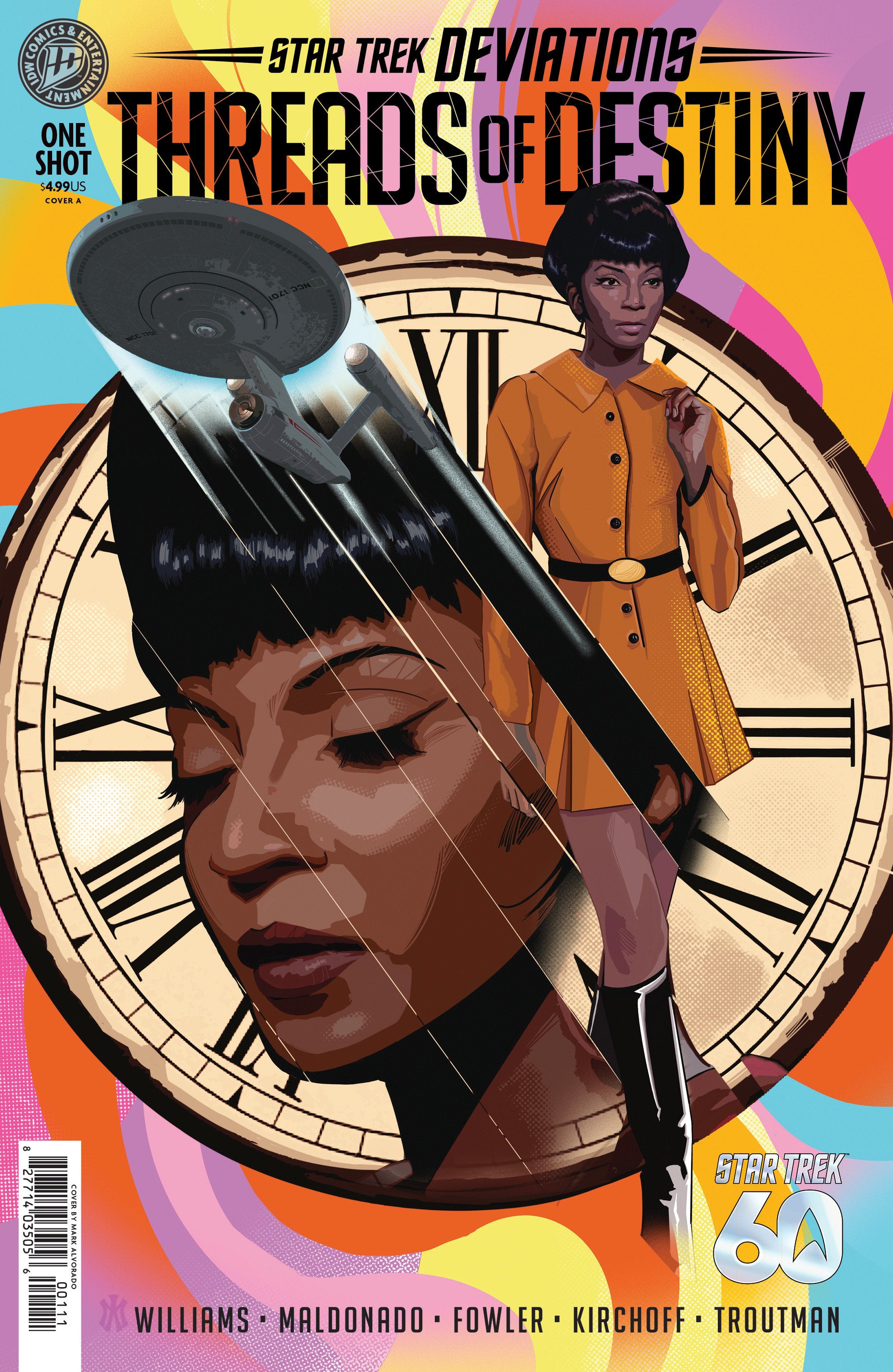 Star Trek: Deviations  Threads Of Destiny Cover A (Alvarado) | Odin's Place