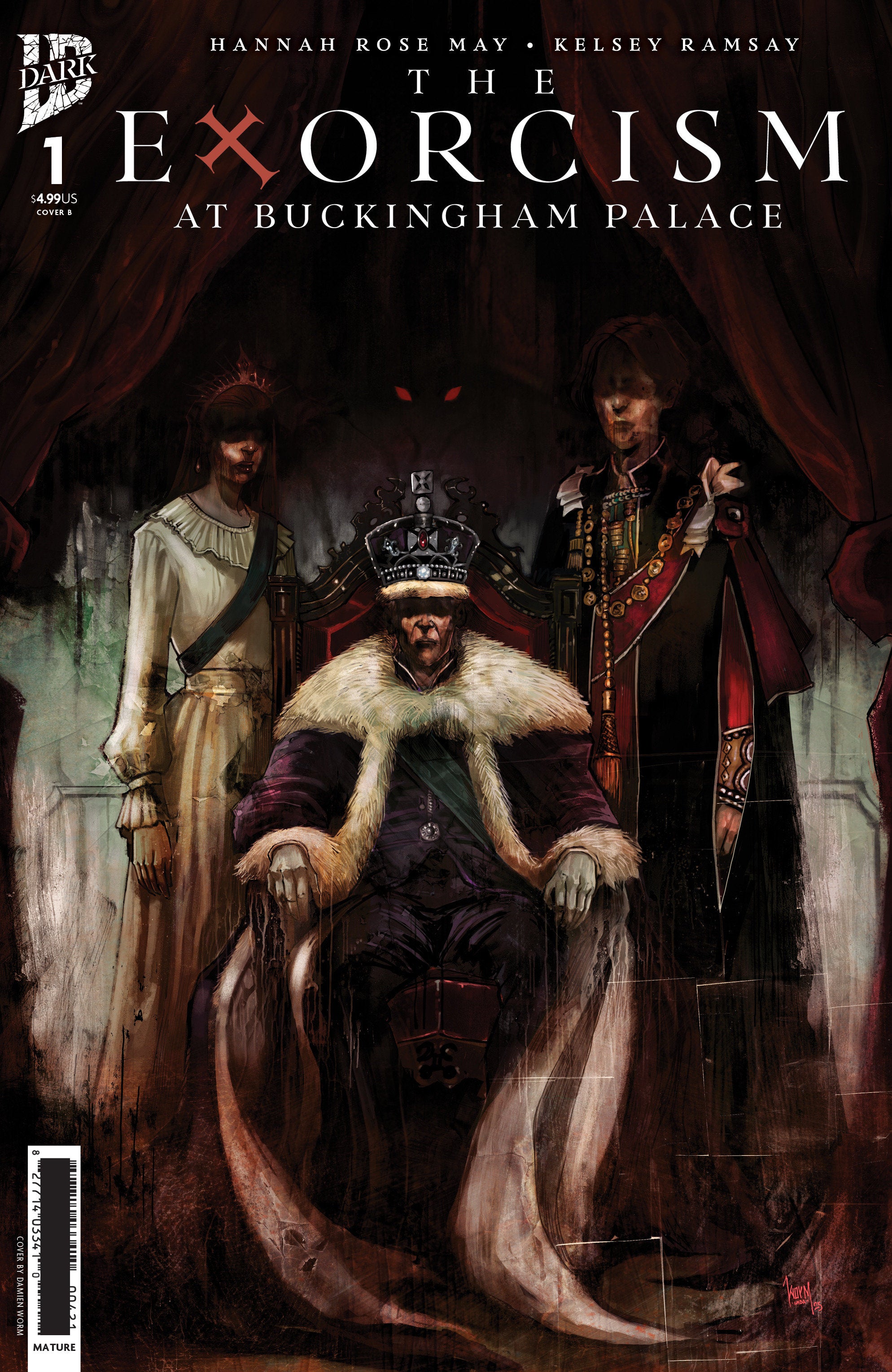 The Exorcism At Buckingham Palace #1 Variant B (Damien Worm) | Odin's Place