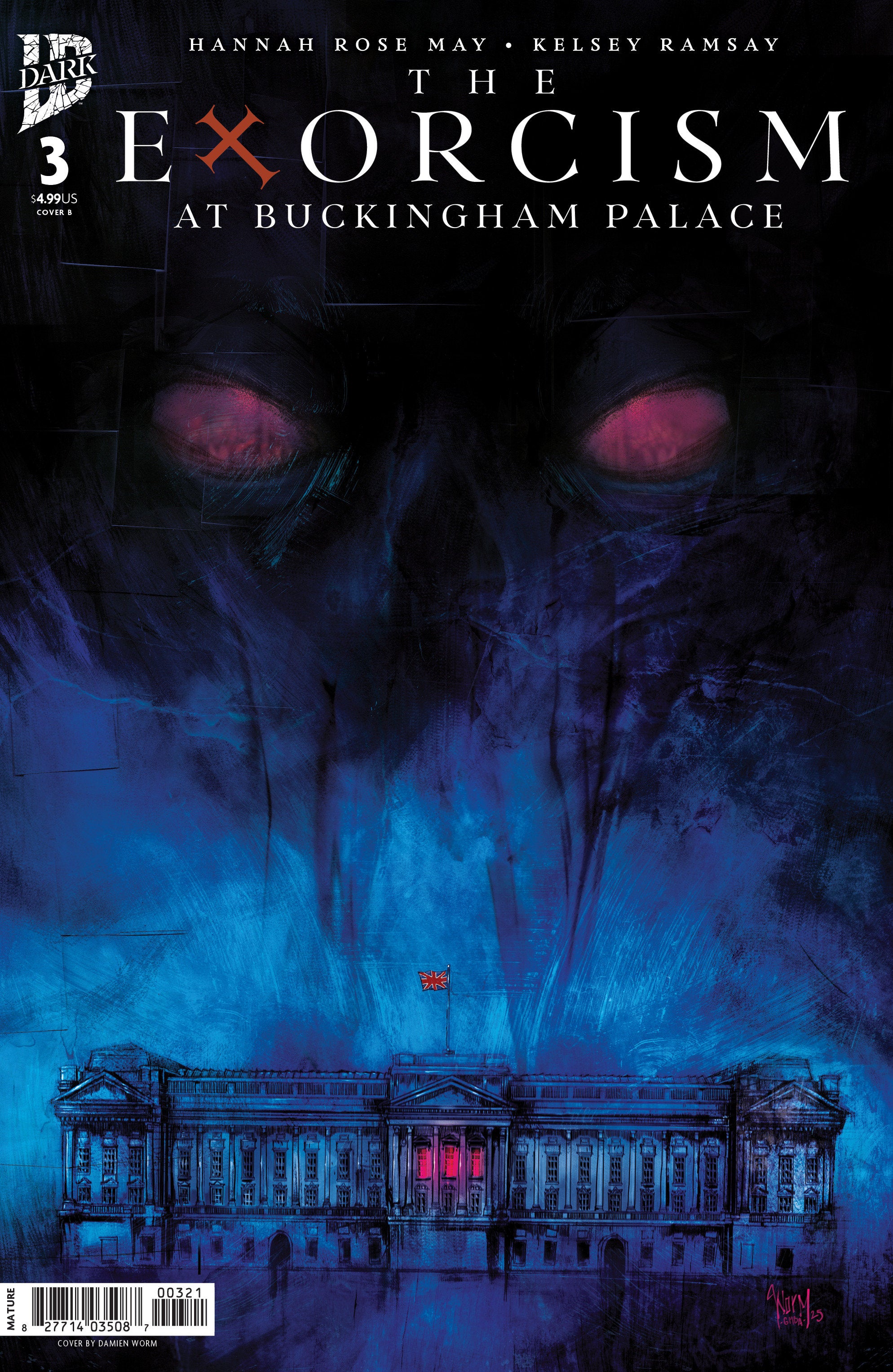 The Exorcism At Buckingham Palace #3 Variant B (Damien Worm) | Odin's Place