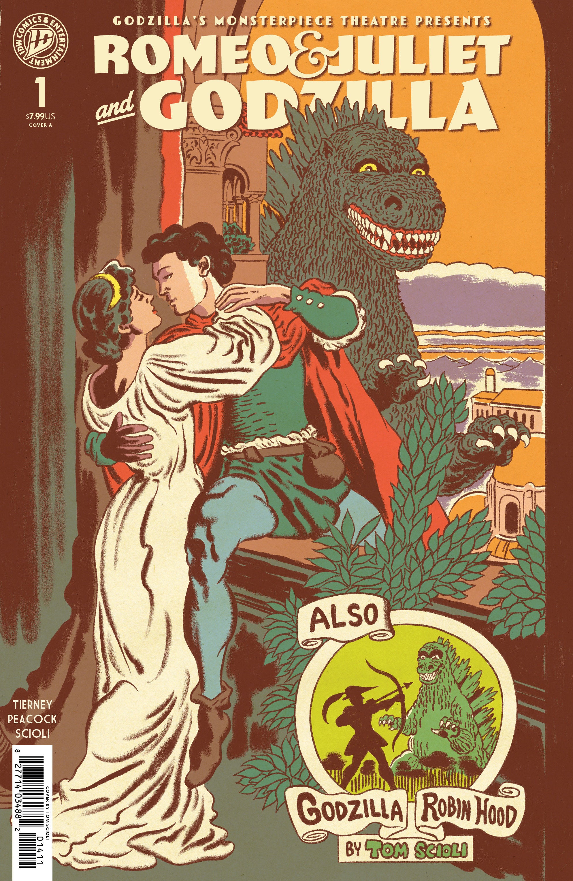 Godzilla’s Monsterpiece Theatre Presents: Romeo & Juliet & Godzilla Cover A (Scioli) | Odin's Place