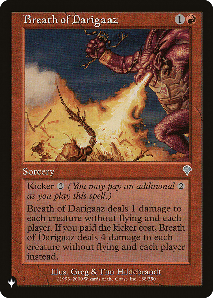 Breath of Darigaaz [The List] | Dragon's Lair Comics and Fantasy Houston TX