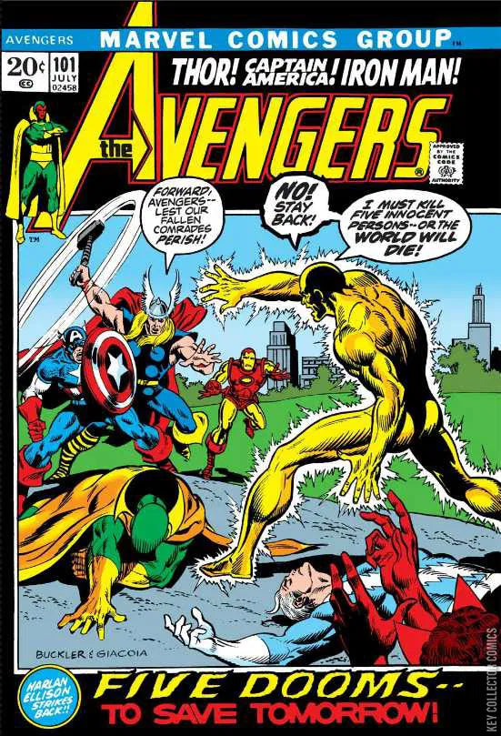 The Avengers #101 1972 | Dragon's Lair Comics and Fantasy Houston TX