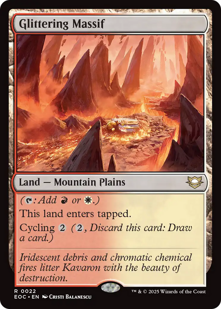 Glittering Massif [Edge of Eternities Commander] | Dragon's Lair Comics and Fantasy Houston TX