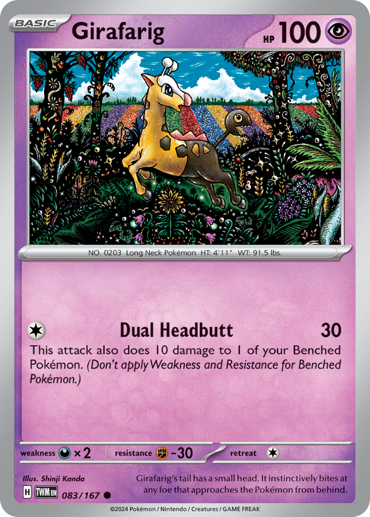 Girafarig (066/162) [Scarlet & Violet: Temporal Forces] | Odin's Place