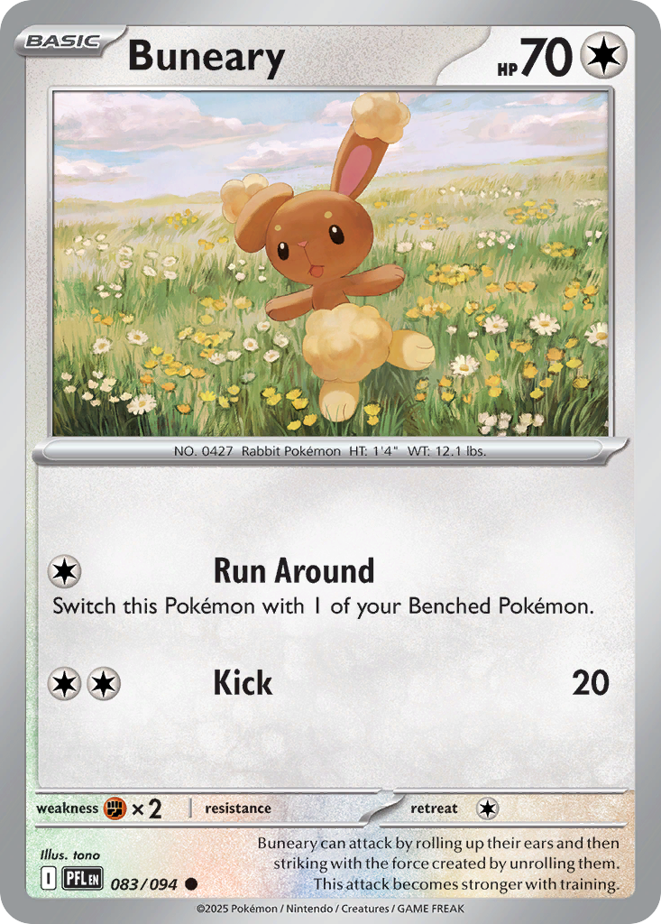 Buneary (083/131) (Master Ball Pattern) [Scarlet & Violet: Prismatic Evolutions] | Odin's Place