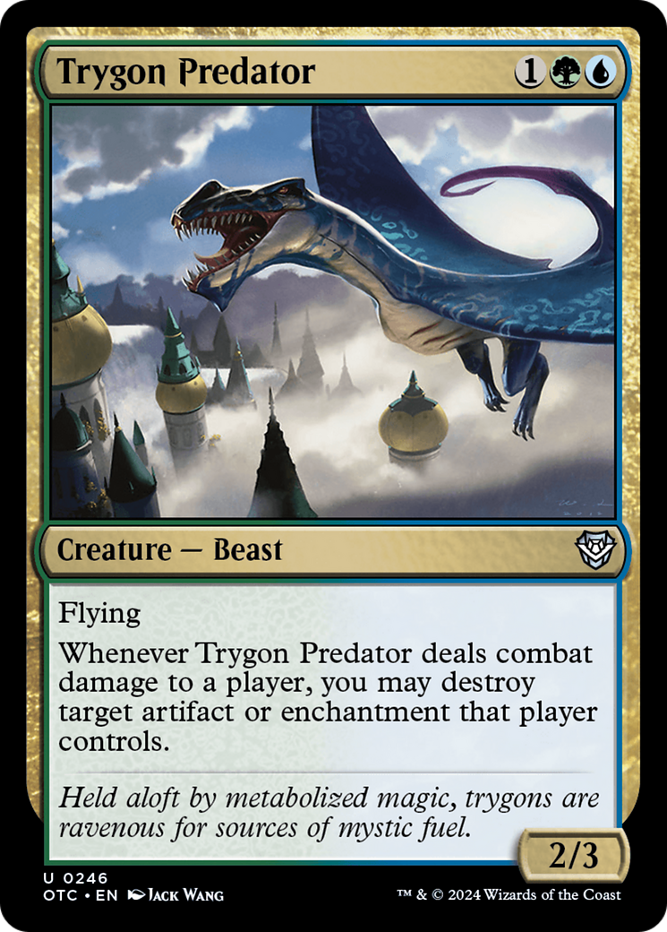 Trygon Predator [Outlaws of Thunder Junction Commander] | Dragon's Lair Comics and Fantasy Houston TX