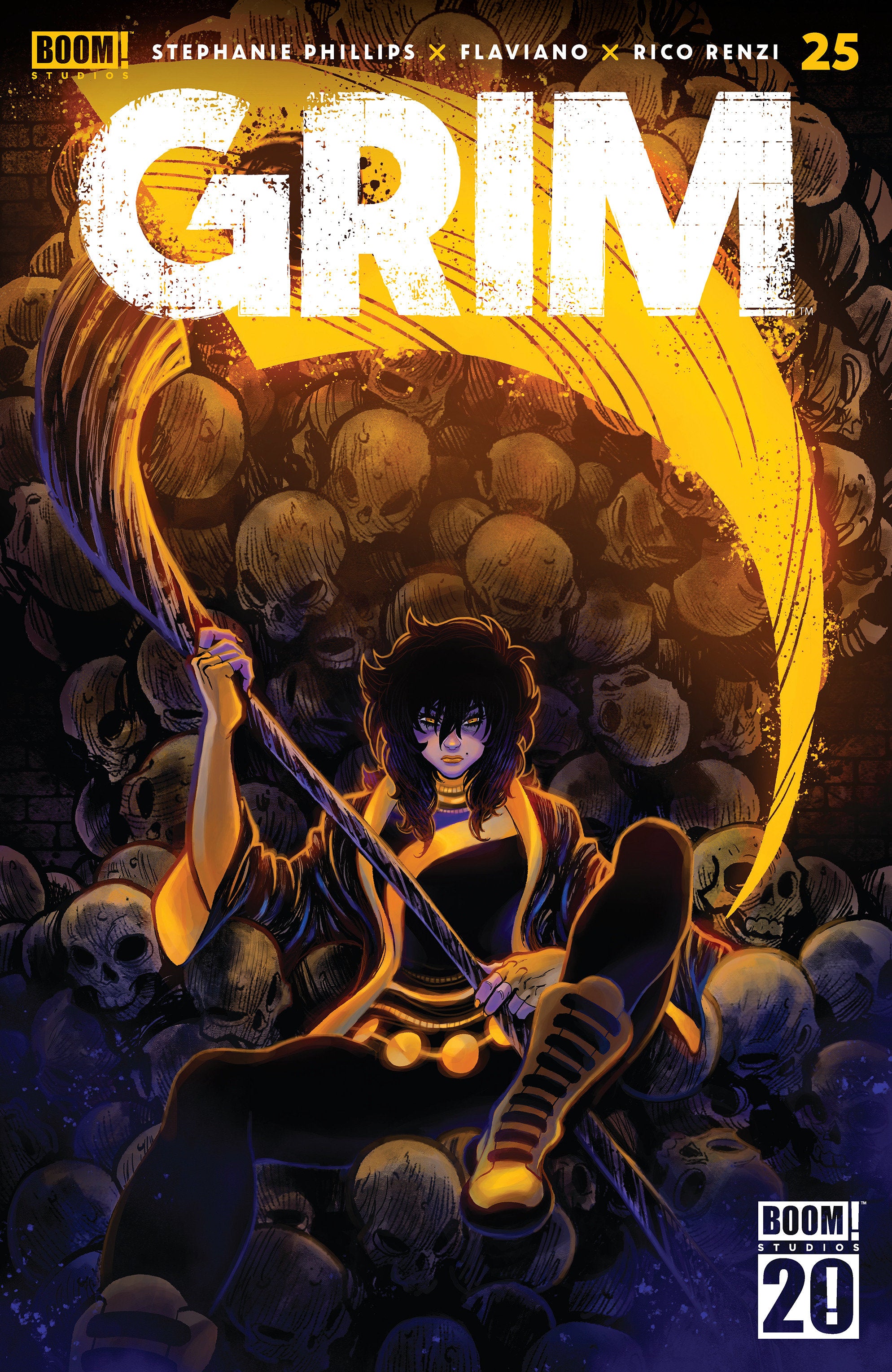 Grim #25 A Main (Dressed, Flaviano) | Dragon's Lair Comics and Fantasy Houston TX