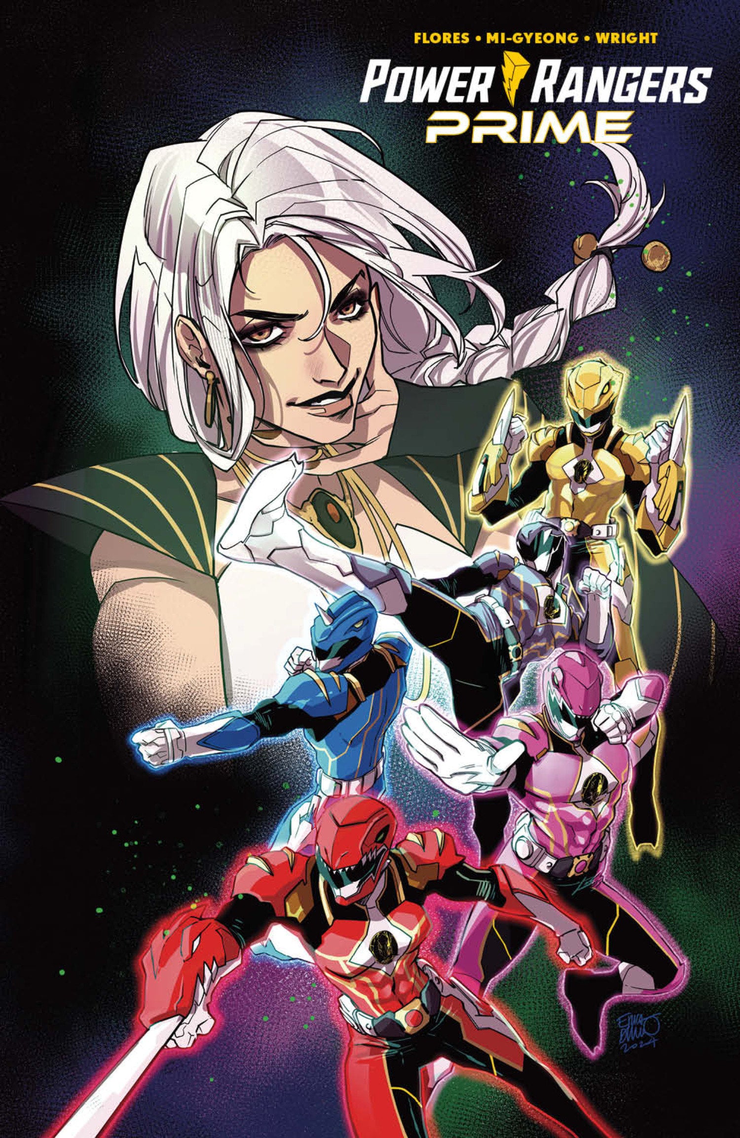 Power Rangers Prime #6 H Foc Reveal Variant (Dressed, D'Urso) | Dragon's Lair Comics and Fantasy Houston TX