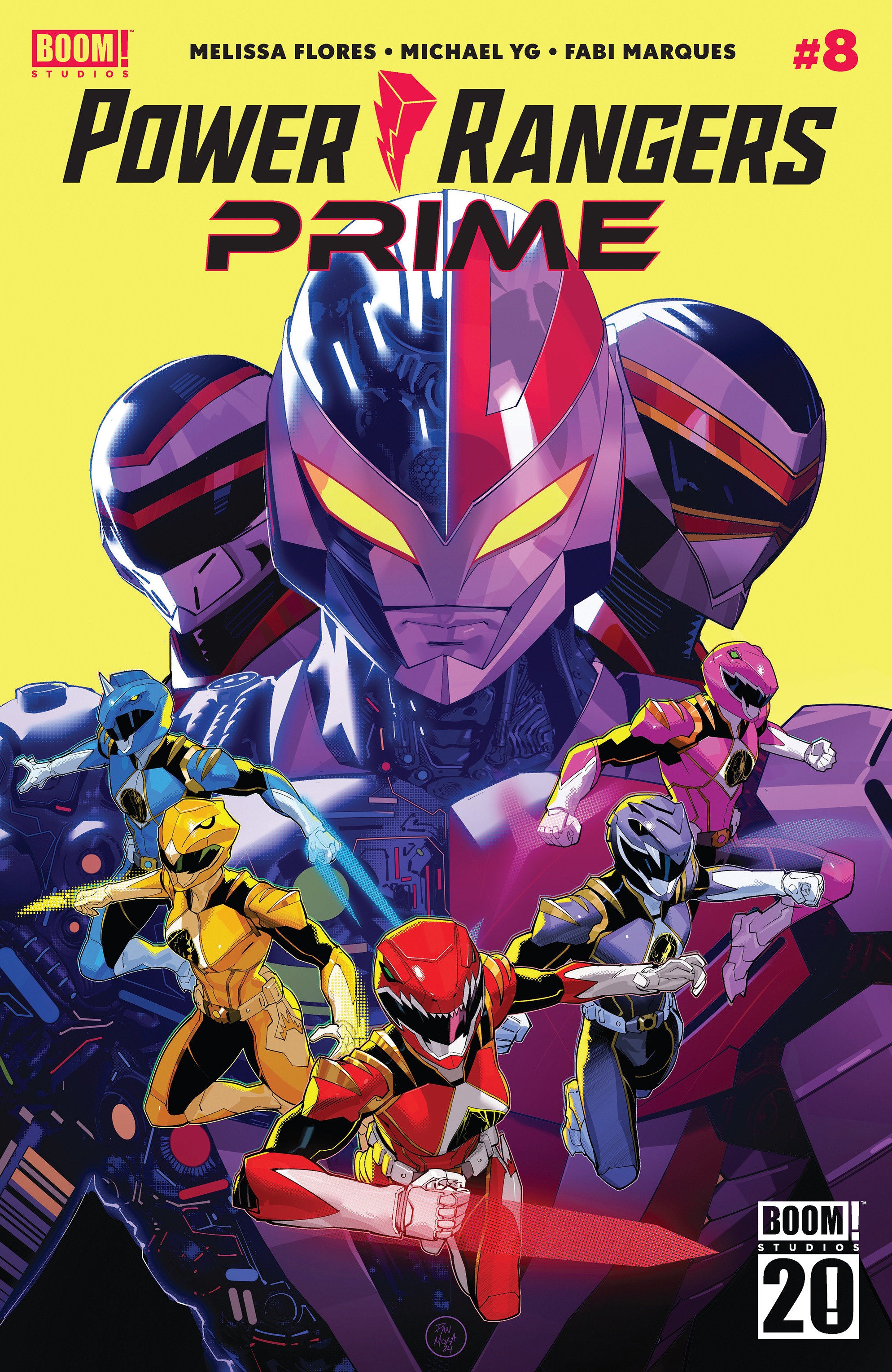 Power Rangers Prime #8 A Main (Dressed, Mora) | Dragon's Lair Comics and Fantasy Houston TX