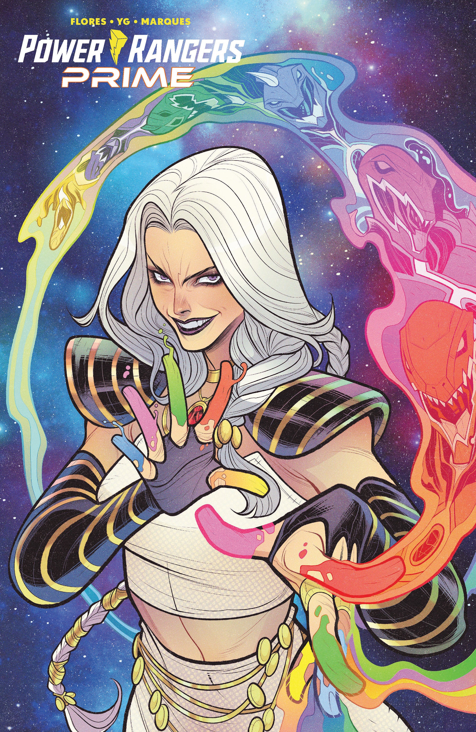 Power Rangers Prime #8 H Foc Reveal Variant (Dressed, Torque) | Dragon's Lair Comics and Fantasy Houston TX