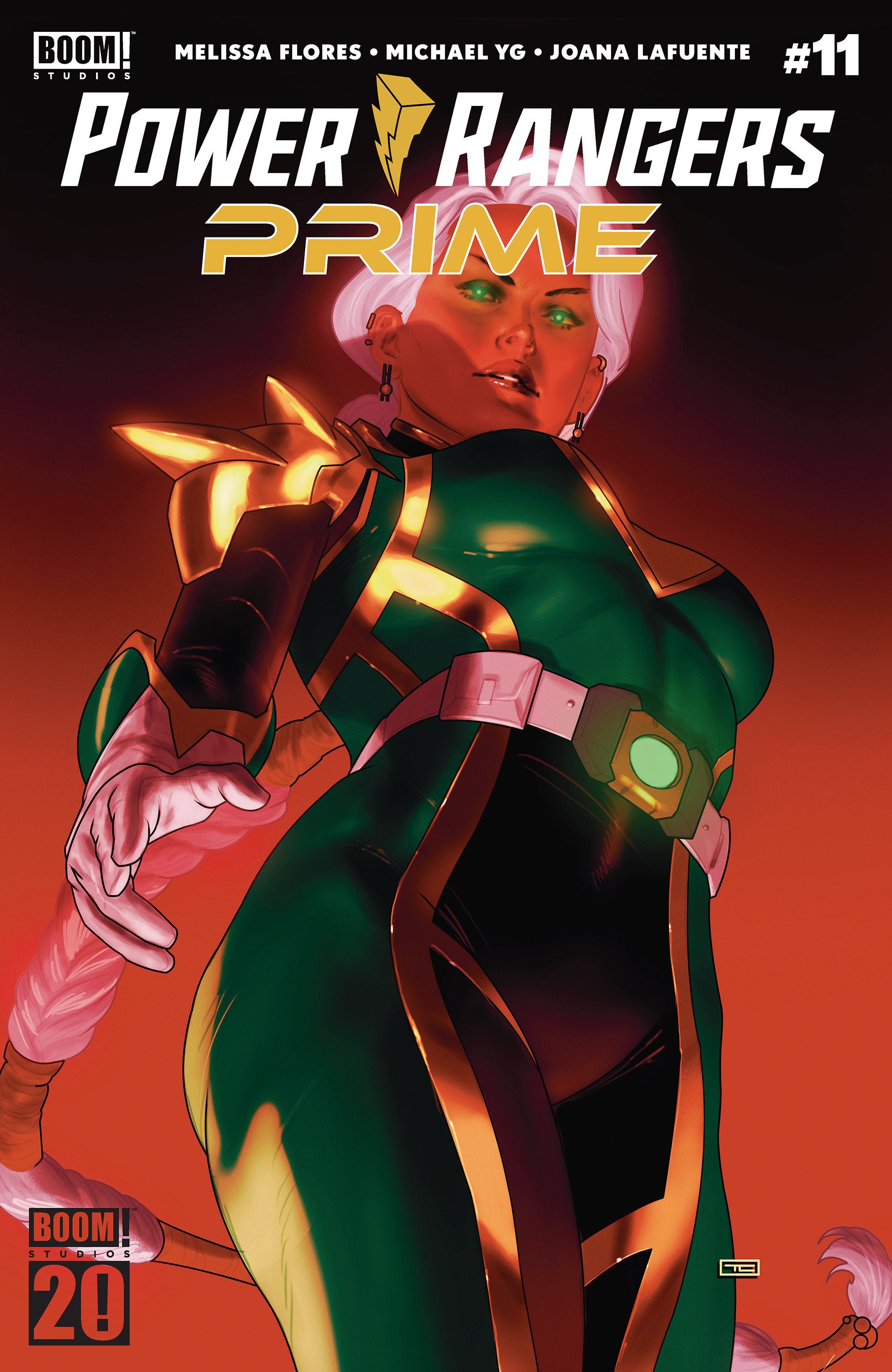 Power Rangers Prime #11 C Boom 20th Anniversary Variant (Dressed, Clarke) | Dragon's Lair Comics and Fantasy Houston TX