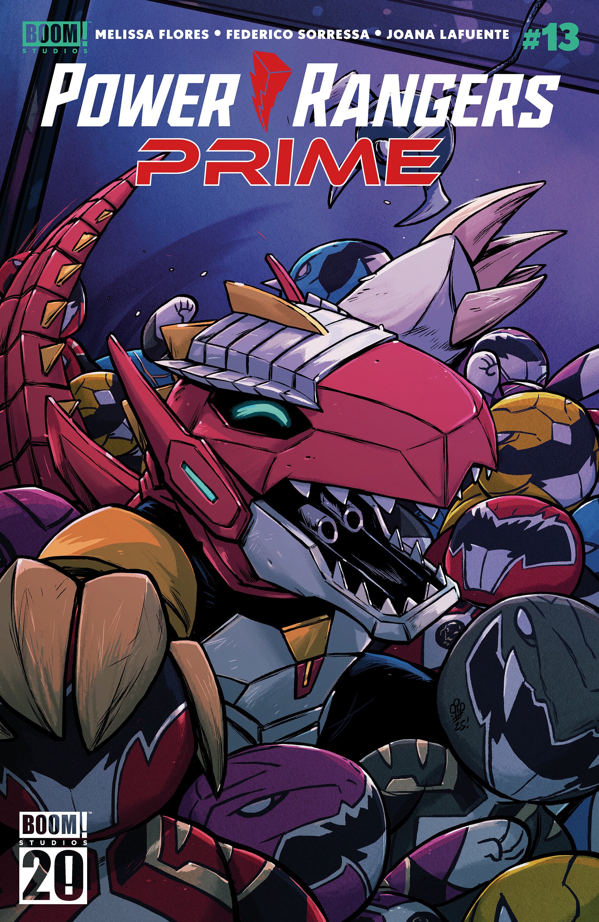 Power Rangers Prime #13 C Boom 20th Anniversary Variant (Dressed, Dialynas) | Dragon's Lair Comics and Fantasy Houston TX