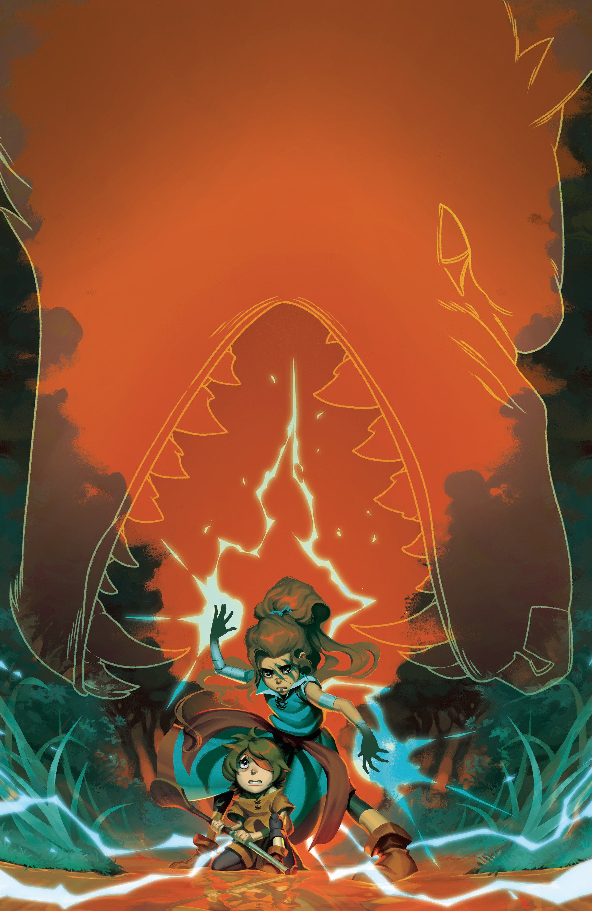The Last Witch: Blood & Betrayal #1 D Unlockable Variant (Full Art, Glass) | Dragon's Lair Comics and Fantasy Houston TX