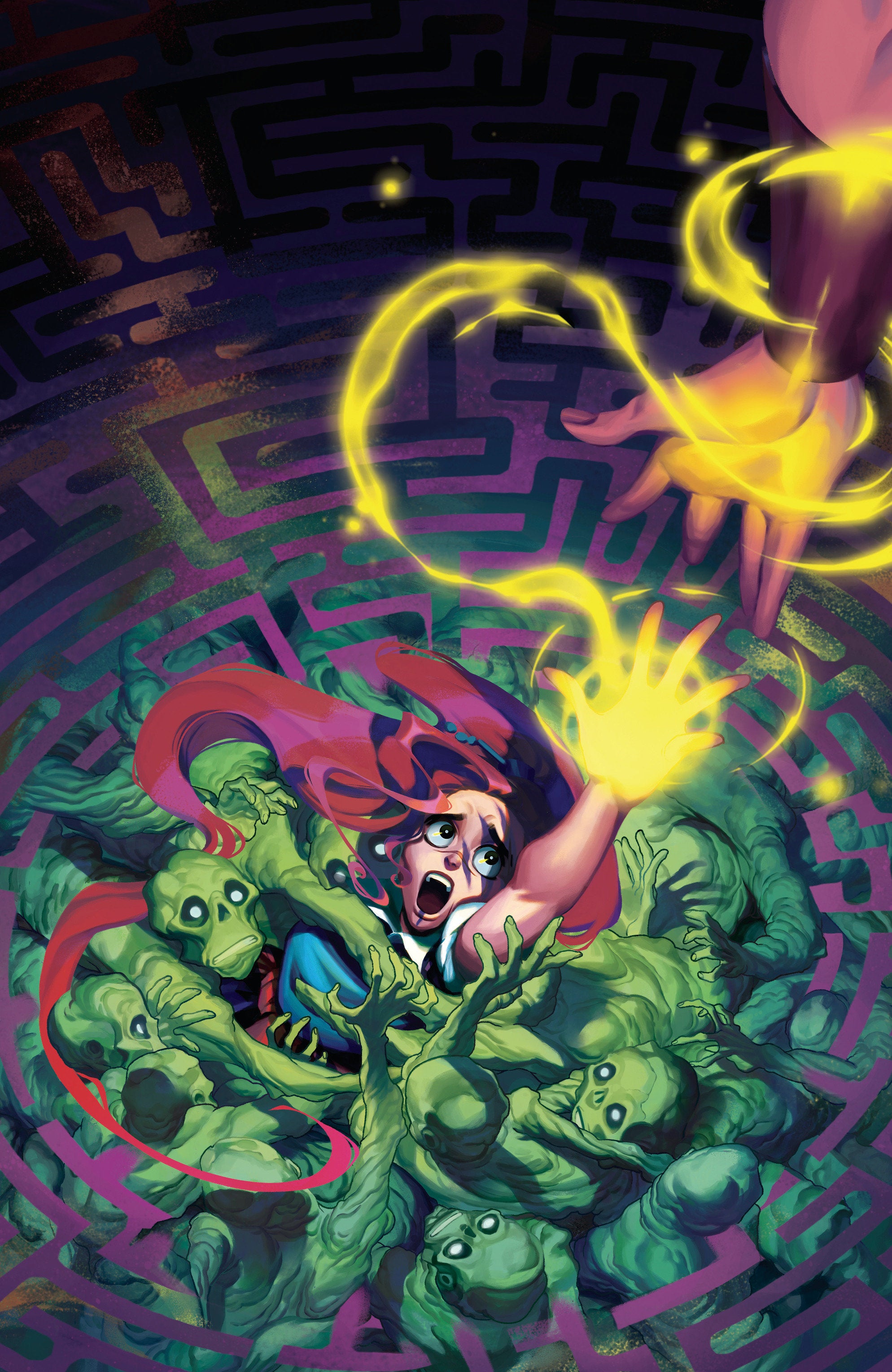 The Last Witch: Blood & Betrayal #2 D Unlockable Variant (Full Art, Glass) | Dragon's Lair Comics and Fantasy Houston TX