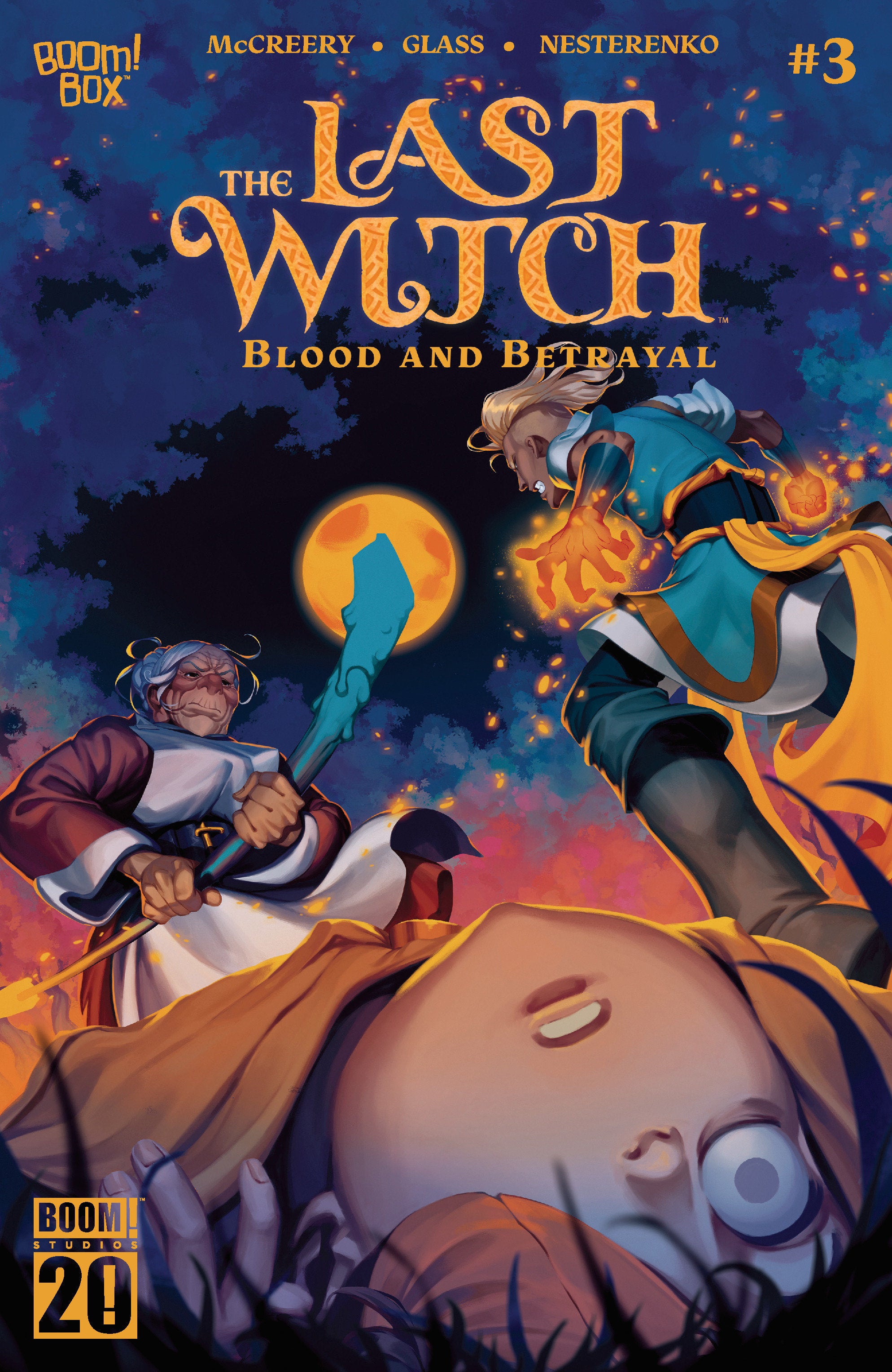 The Last Witch: Blood & Betrayal #3 A Main (Dressed, Glass) | Dragon's Lair Comics and Fantasy Houston TX