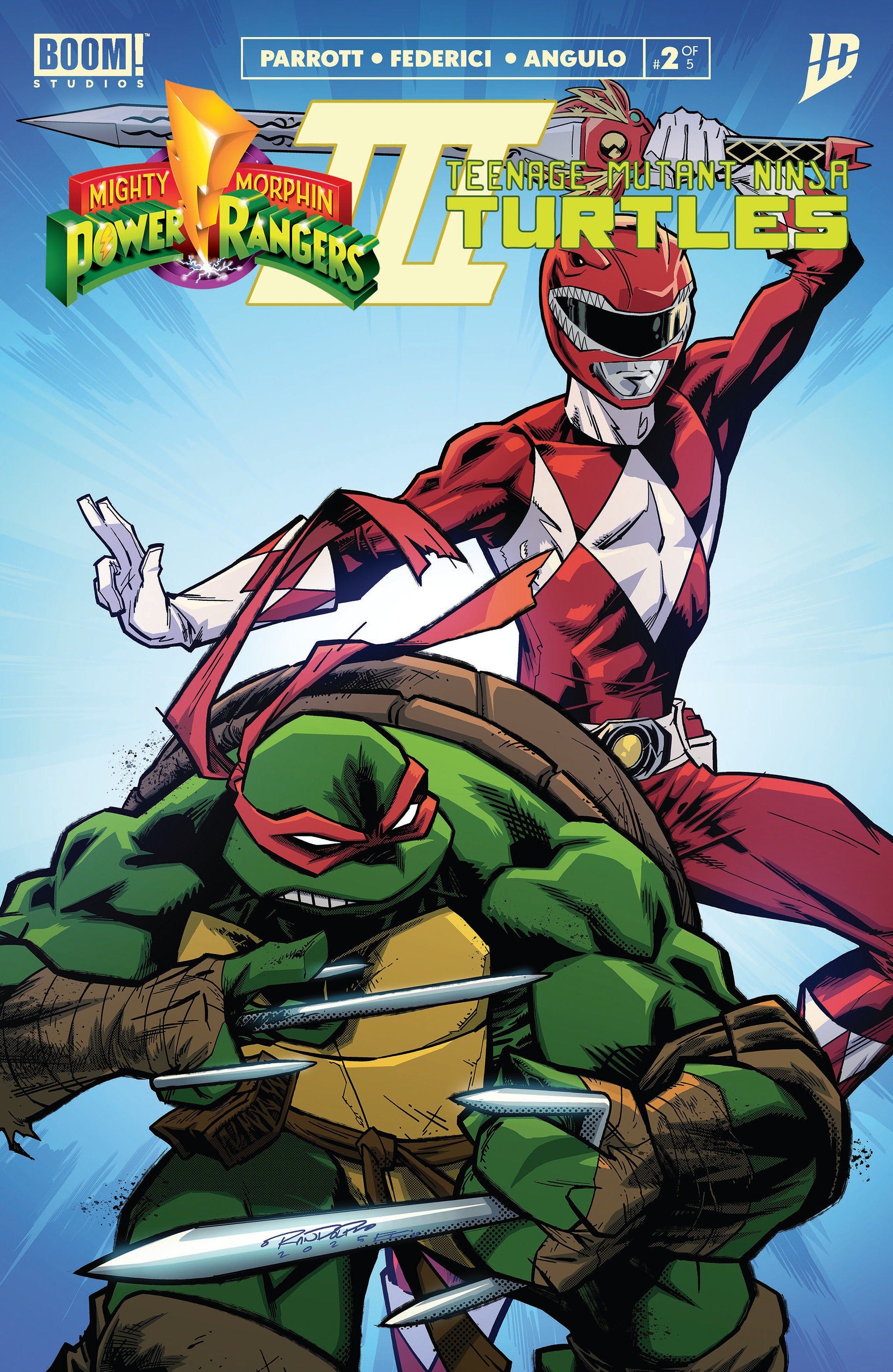Mighty Morphin Power Rangers/Teenage Mutant Ninja Turtles III #2 B Variant (Dressed, Randolph) | Dragon's Lair Comics and Fantasy Houston TX