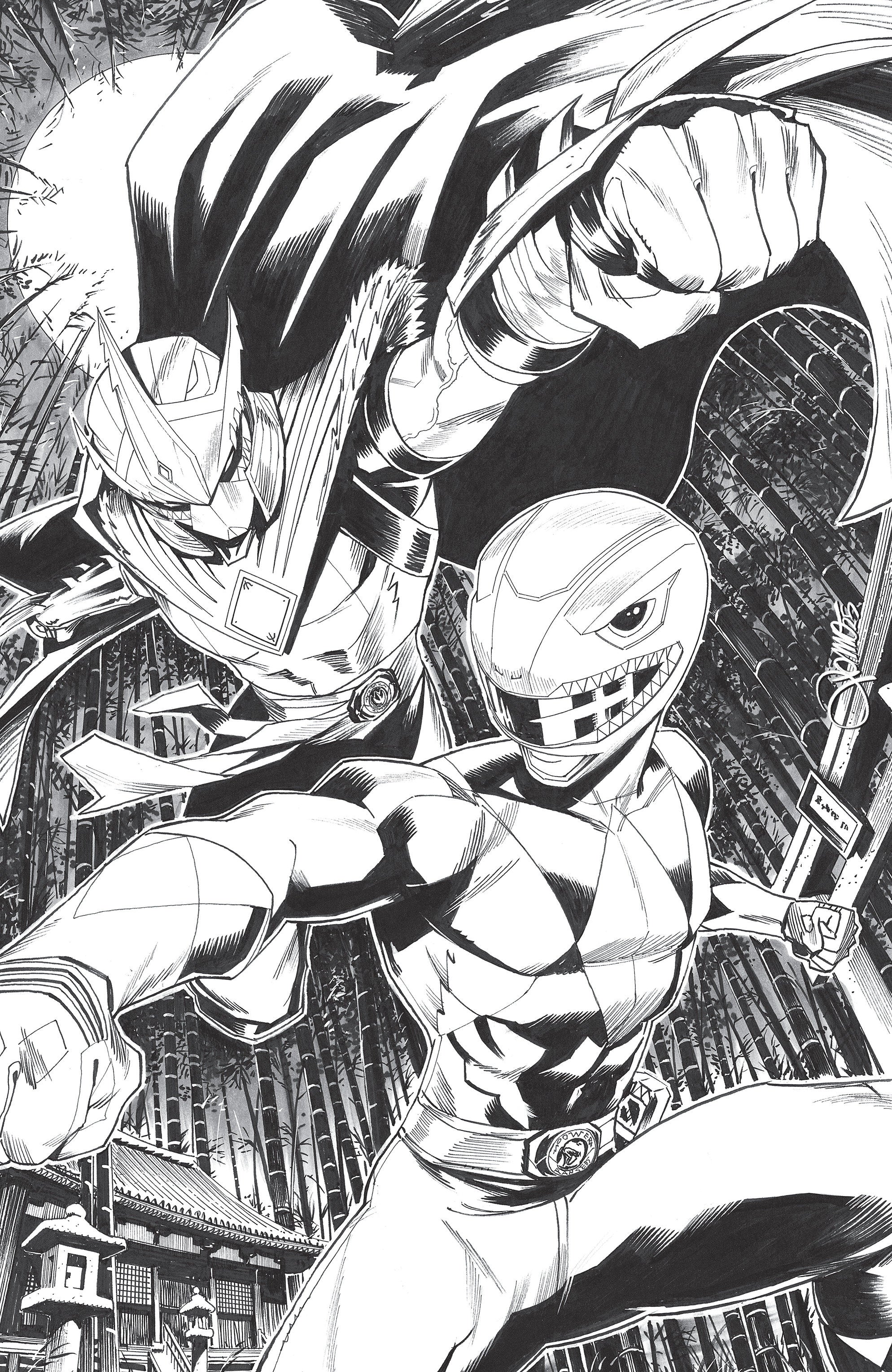 Mighty Morphin Power Rangers/Teenage Mutant Ninja Turtles III #2 E 1 in 10 Variant Edition (Full Art, Zonno) | Dragon's Lair Comics and Fantasy Houston TX