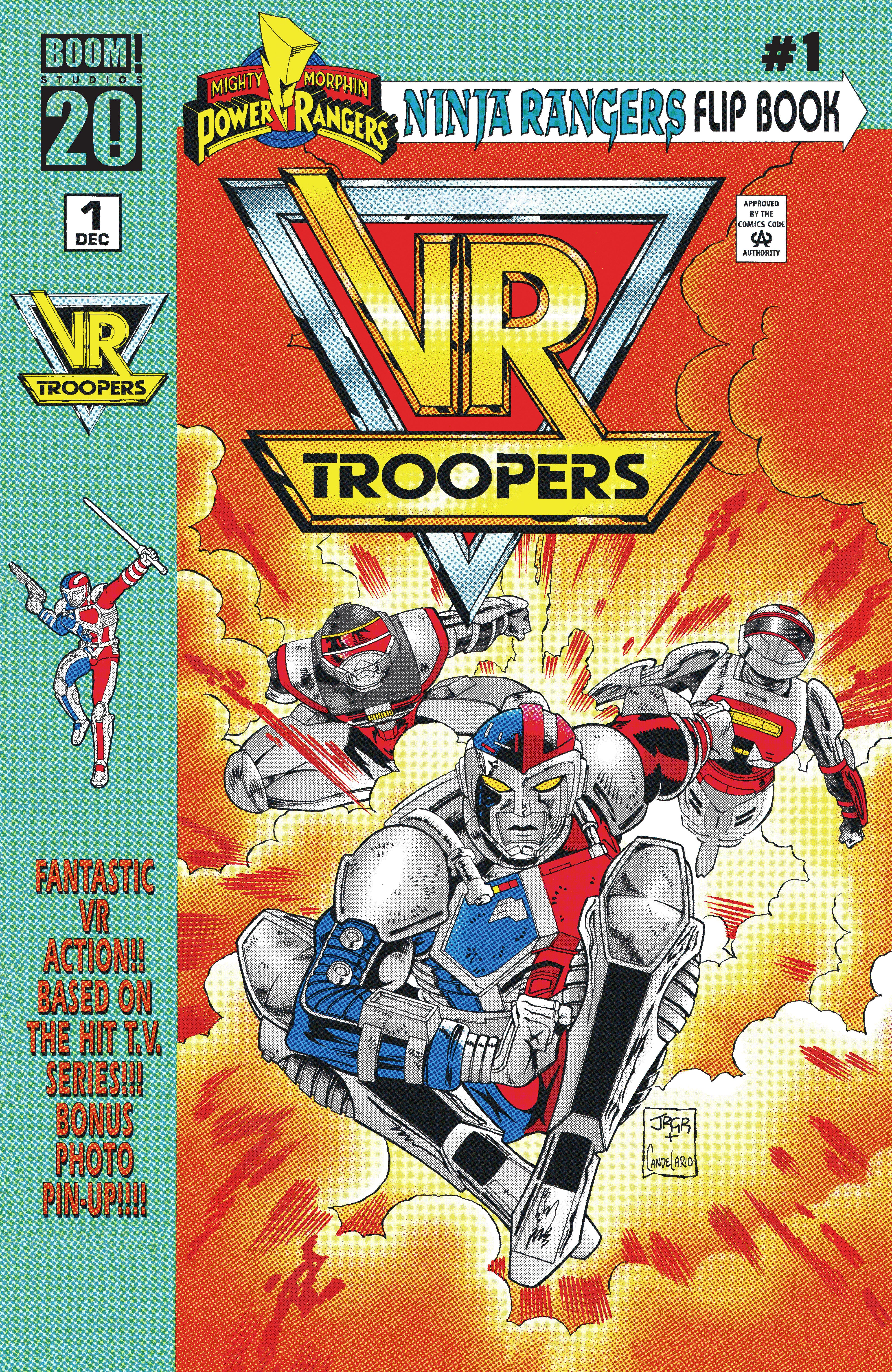 Vr Troopers/Power Rangers Flipbook Facsimile Edition #1 A Main (Dressed, Smith & Ross) | Dragon's Lair Comics and Fantasy Houston TX