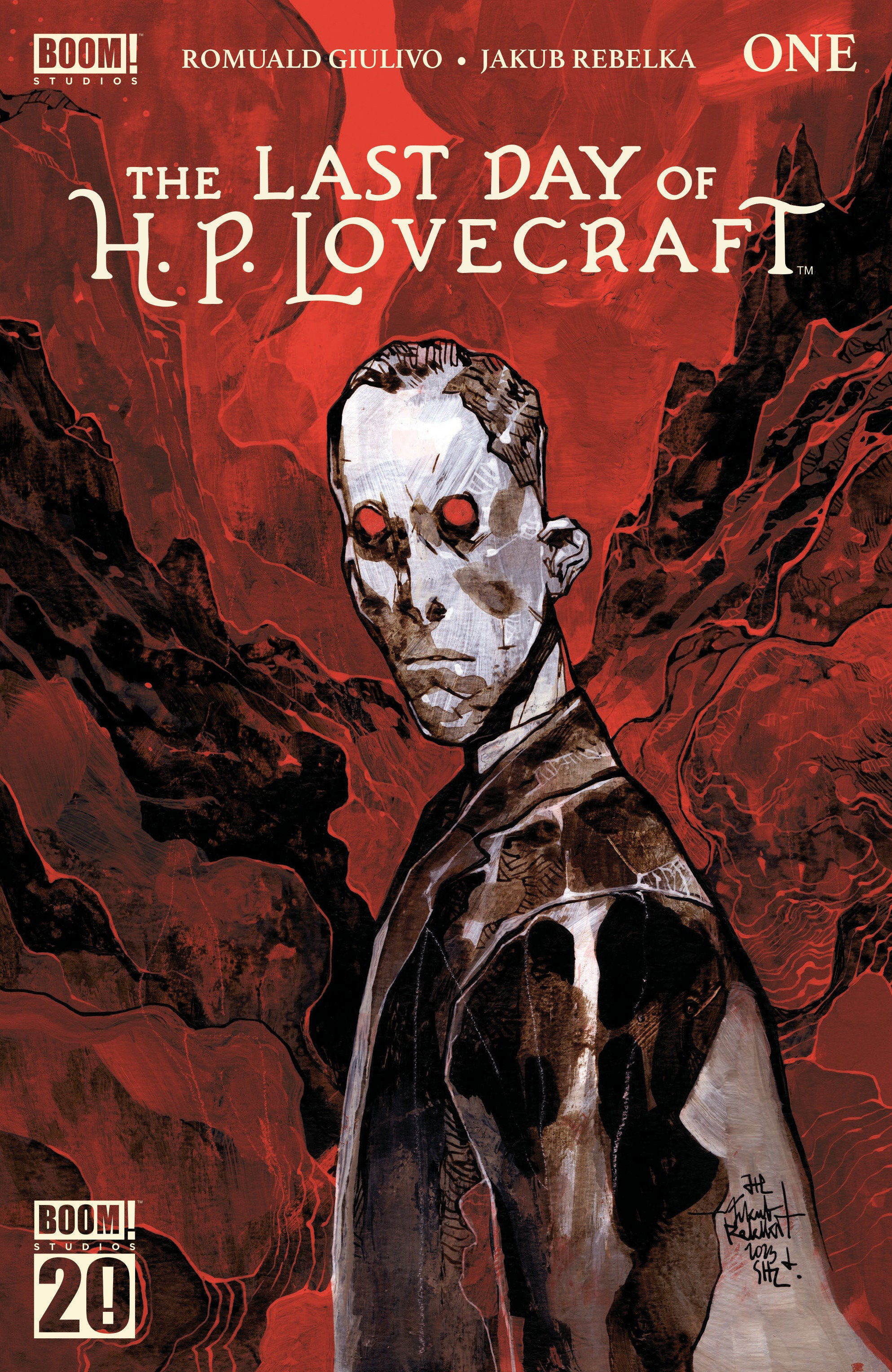 The Last Day Of H.P. Lovecraft #1 A Main (Dressed, Rebelka) | Dragon's Lair Comics and Fantasy Houston TX