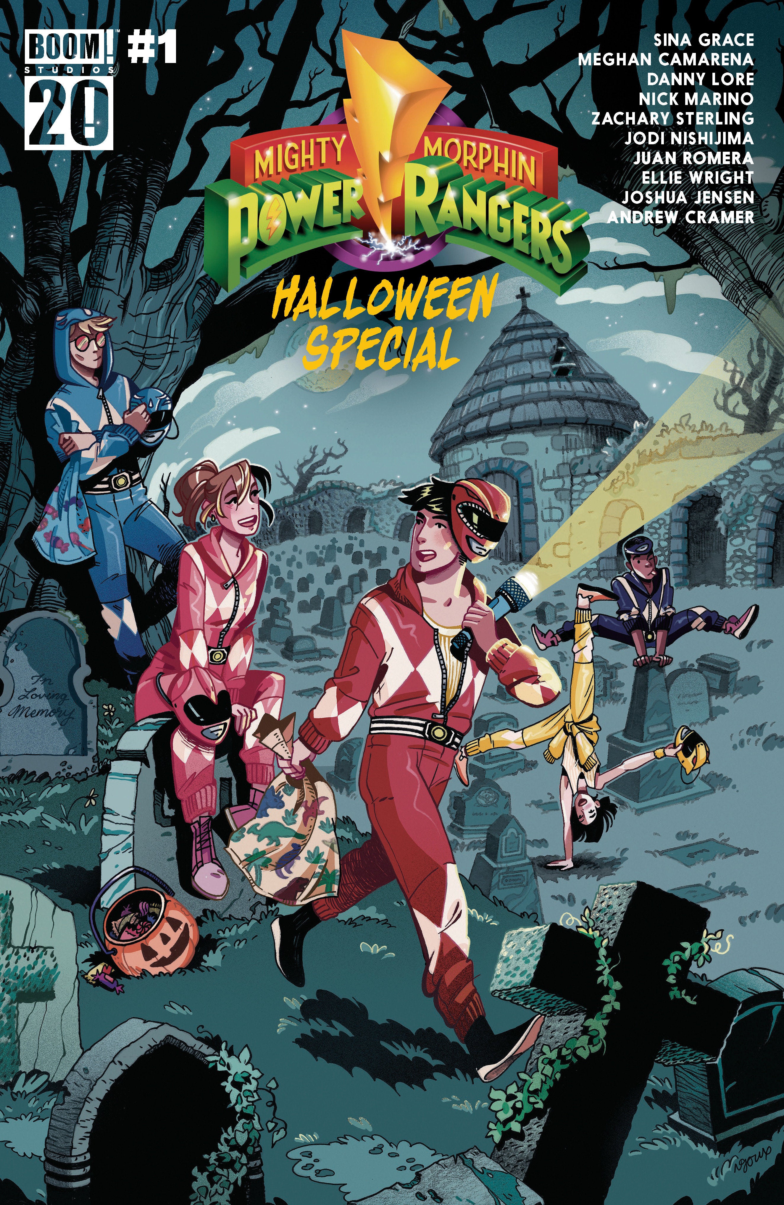 Mighty Morphin Power Rangers Halloween Special #1 B Variant (Dressed, Goux) | Dragon's Lair Comics and Fantasy Houston TX