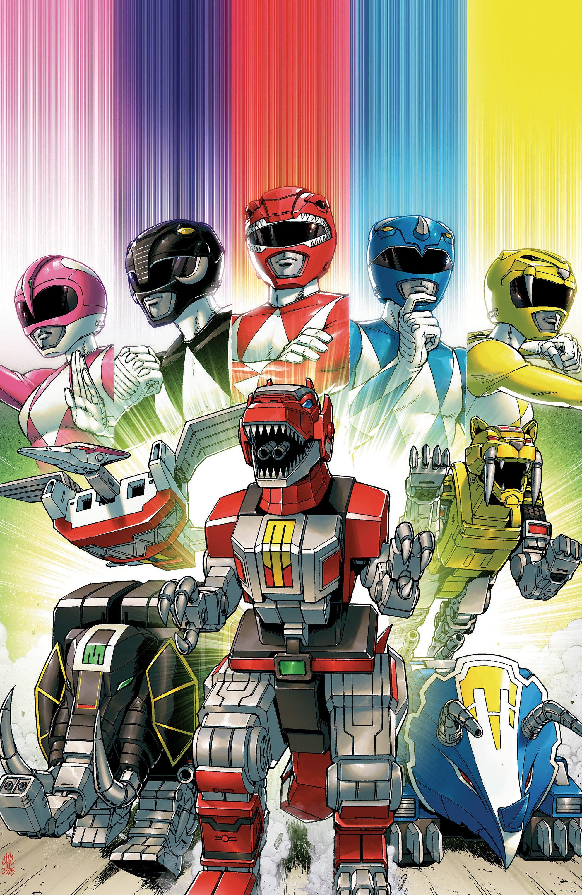 Mighty Morphin Power Rangers: Zord Quest #1 C Variant (Full Art, Foil, Coller) | Odin's Lair