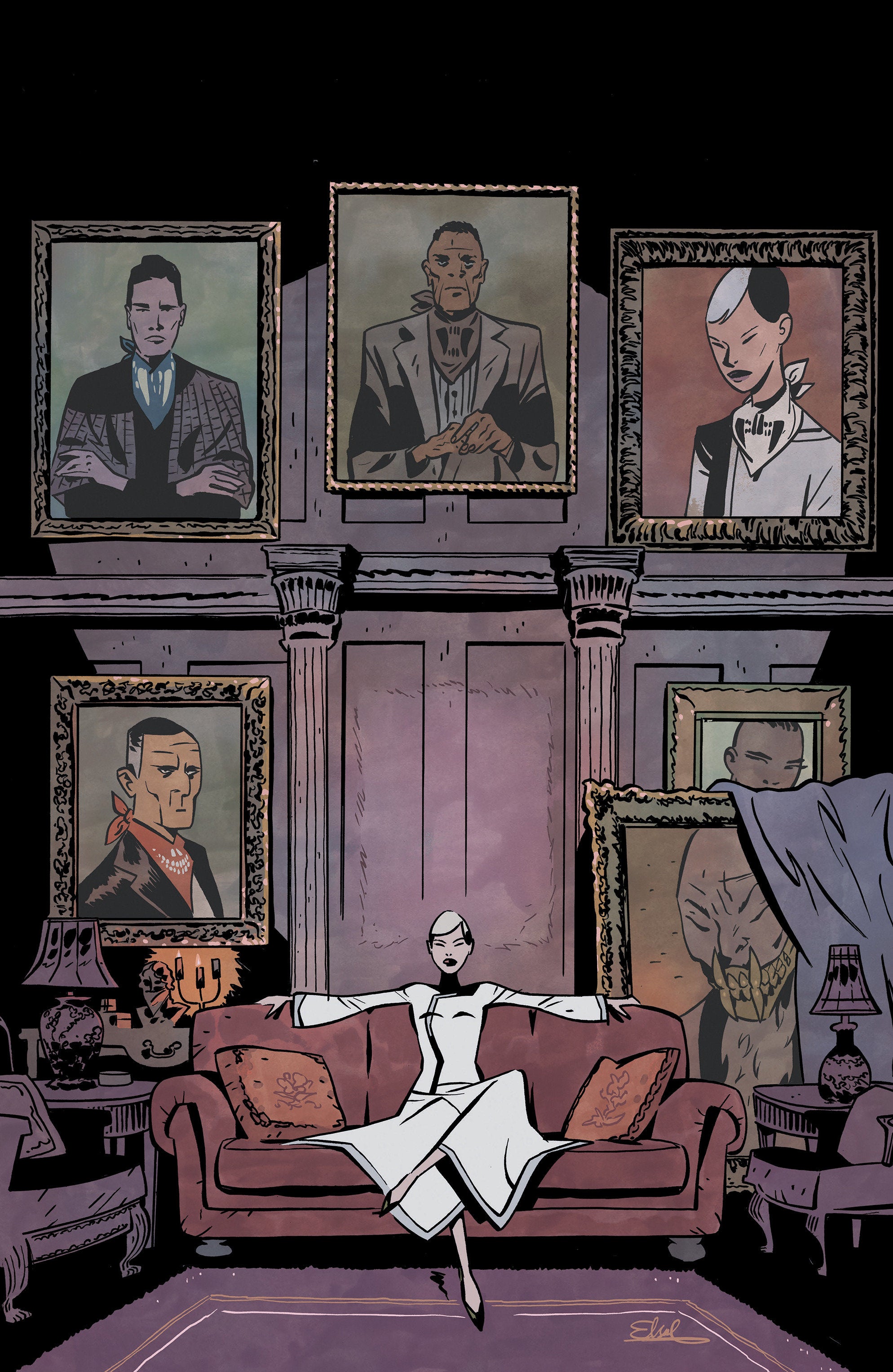 Fall Of The House Of Slaughter #1 C Variant (Full Art, Charretier) | Odin's Place