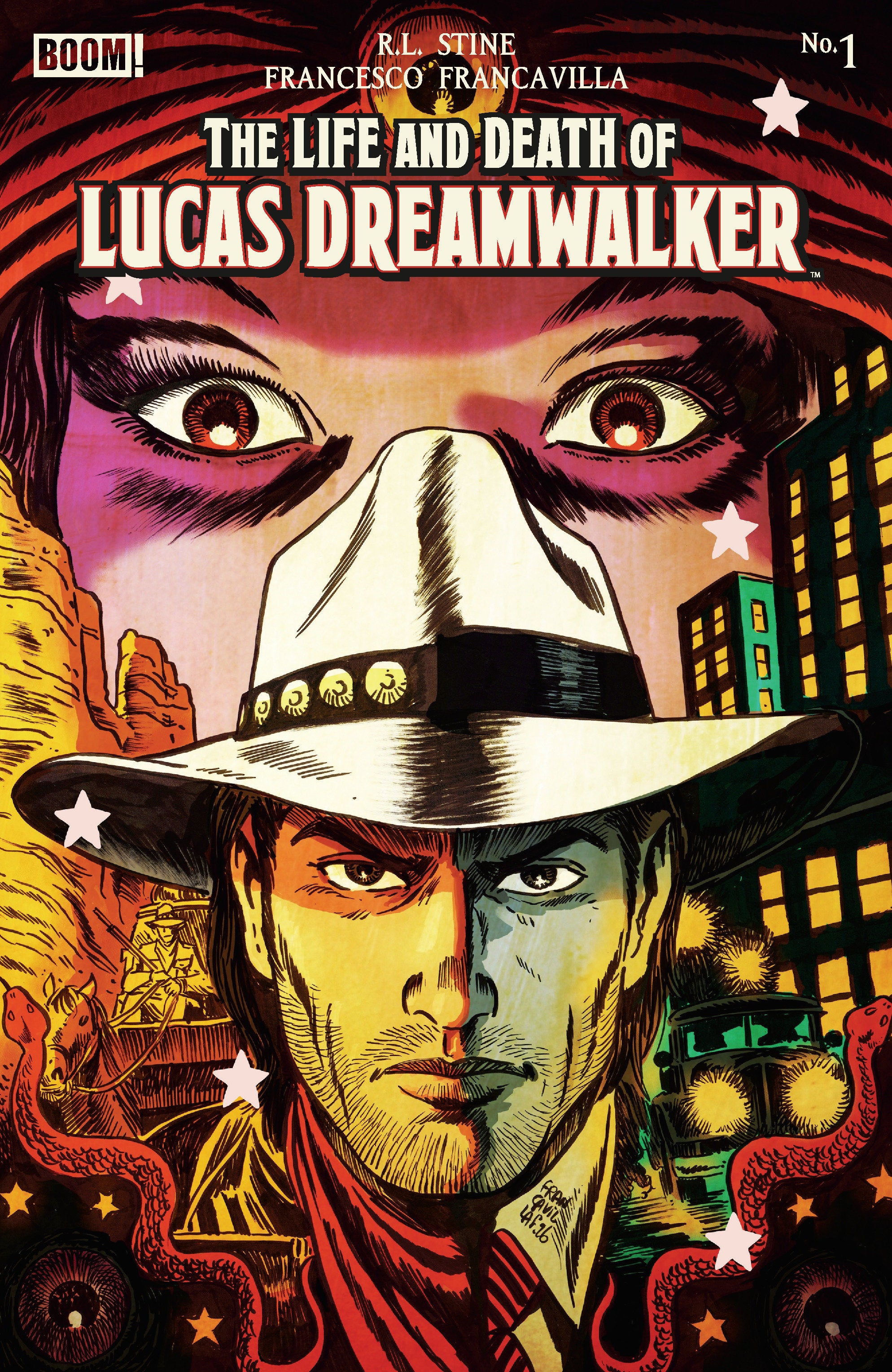The Life And Death Of Lucas Dreamwalker #1 A Main (Dressed, Francavilla) | Odin's Place