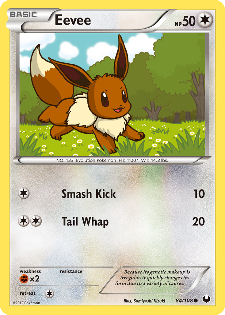 Eevee (84/108) (City Championship Promo) [Black & White: Dark Explorers] | Odin's Place