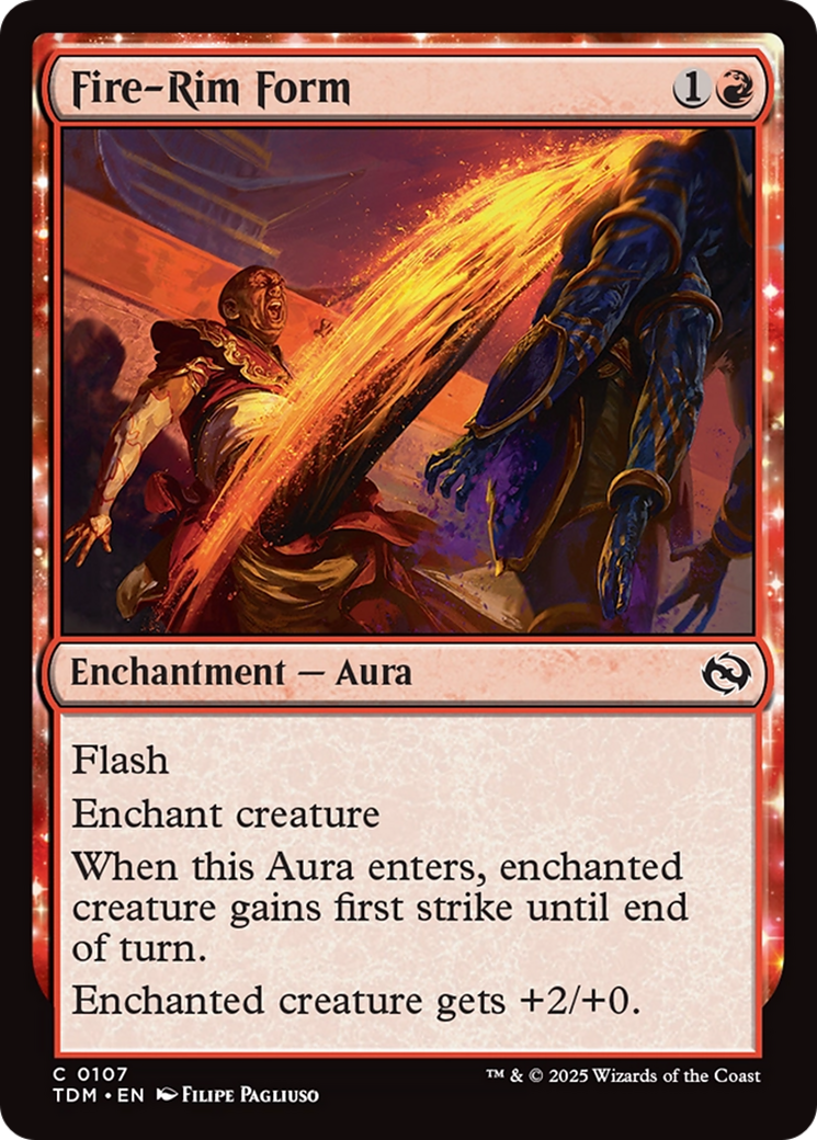 Fire-Rim Form [Tarkir: Dragonstorm] | Dragon's Lair Comics and Fantasy Houston TX