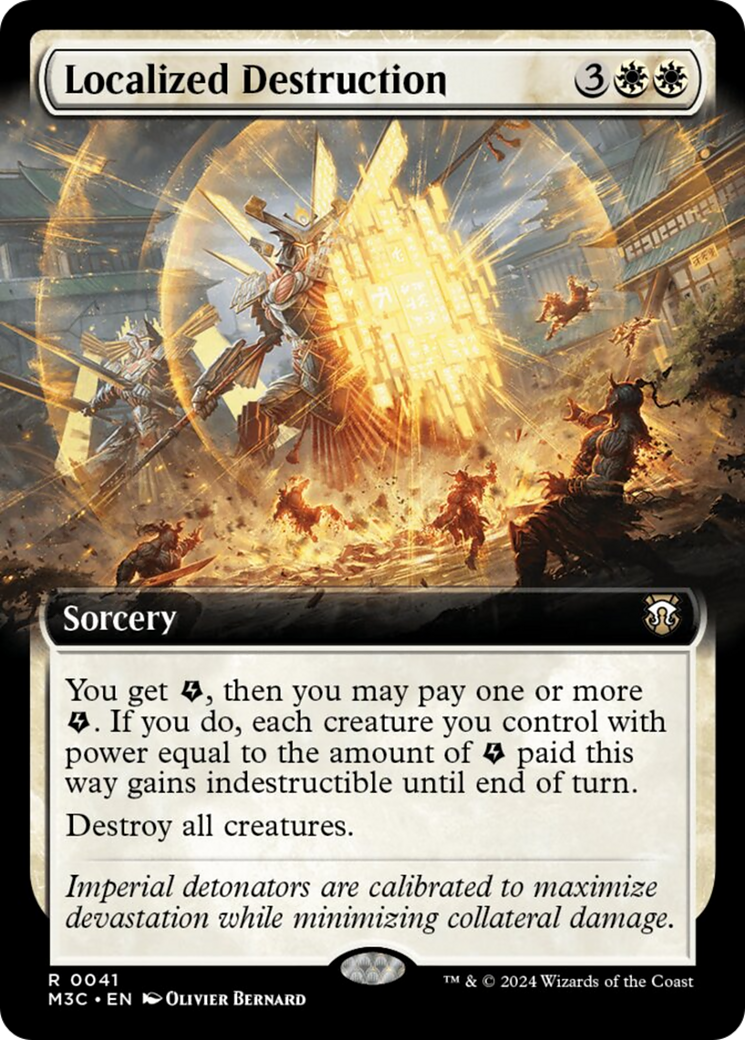 Localized Destruction (Extended Art) (Ripple Foil) [Modern Horizons 3 Commander] | Dragon's Lair Comics and Fantasy Houston TX