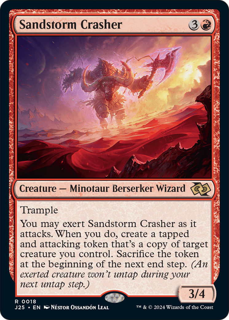 Sandstorm Crasher [Foundations Jumpstart] | Dragon's Lair Comics and Fantasy Houston TX