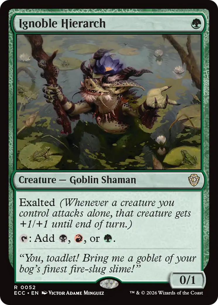 Ignoble Hierarch [Lorwyn Eclipsed Commander] | Odin's Place