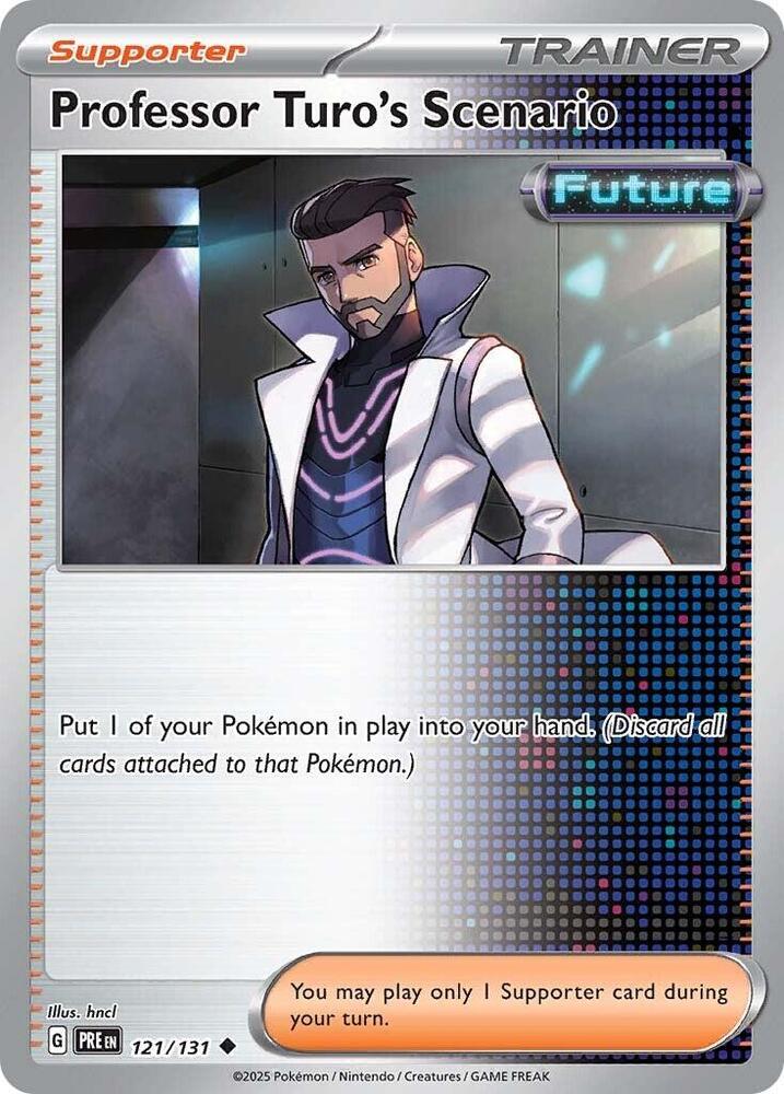 Professor Turo's Scenario (121/131) [Scarlet & Violet: Prismatic Evolutions] | Dragon's Lair Comics and Fantasy Houston TX