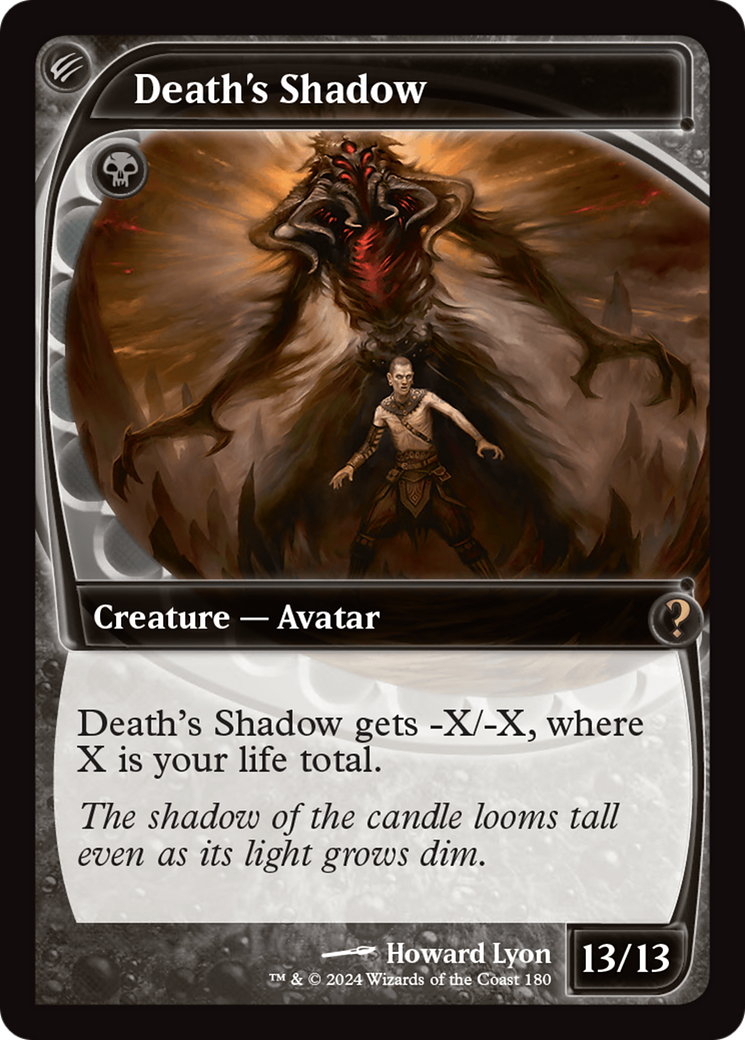 Death's Shadow (Future Sight) [Mystery Booster 2] | Dragon's Lair Comics and Fantasy Houston TX