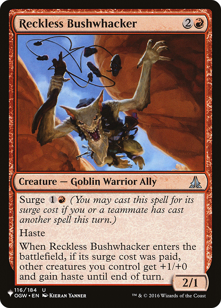 Reckless Bushwhacker [The List] | Dragon's Lair Comics and Fantasy Houston TX