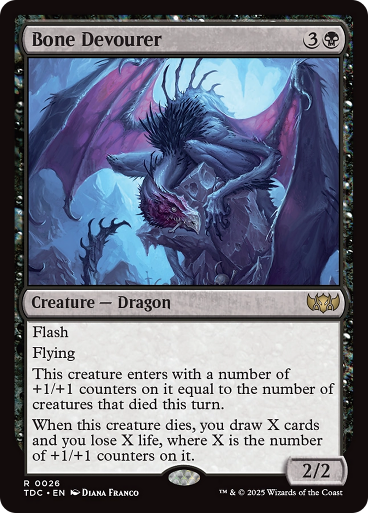 Bone Devourer [Tarkir: Dragonstorm Commander] | Dragon's Lair Comics and Fantasy Houston TX