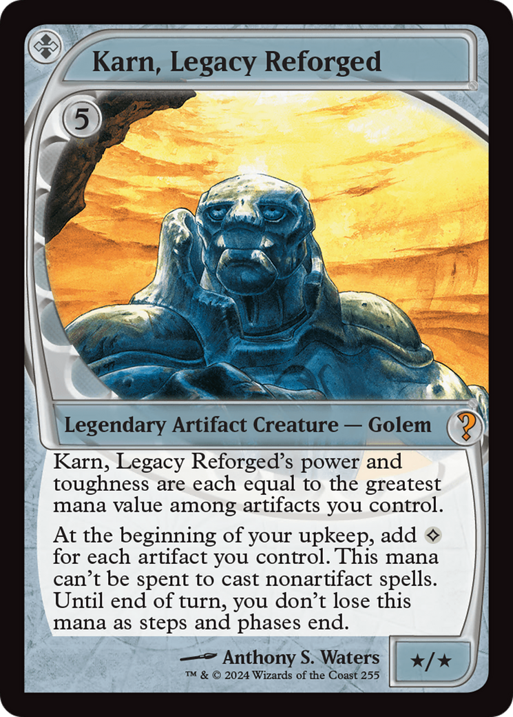 Karn, Legacy Reforged (Future Sight) [Mystery Booster 2] | Dragon's Lair Comics and Fantasy Houston TX