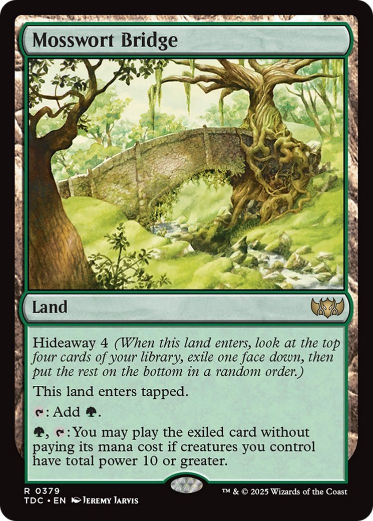 Mosswort Bridge [Tarkir: Dragonstorm Commander] | Dragon's Lair Comics and Fantasy Houston TX